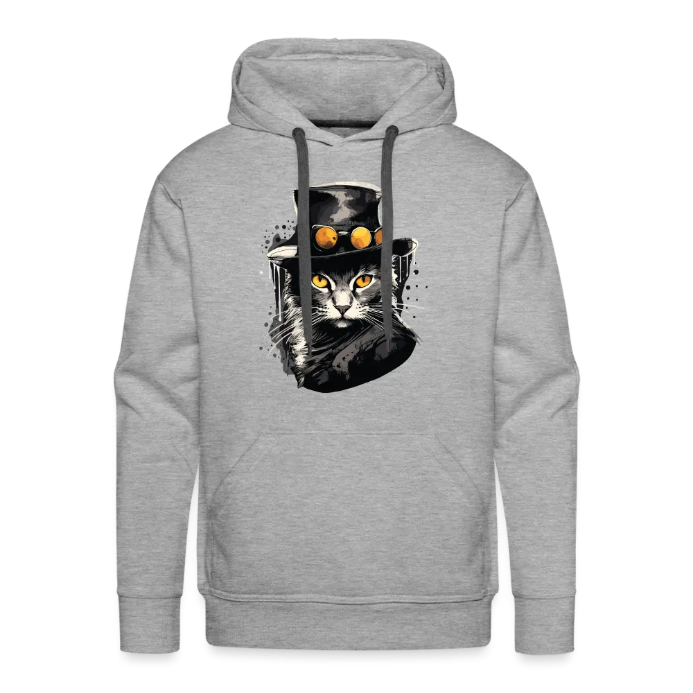 Herren Hoodie mit Katzenmotiv "Bayou Cat"