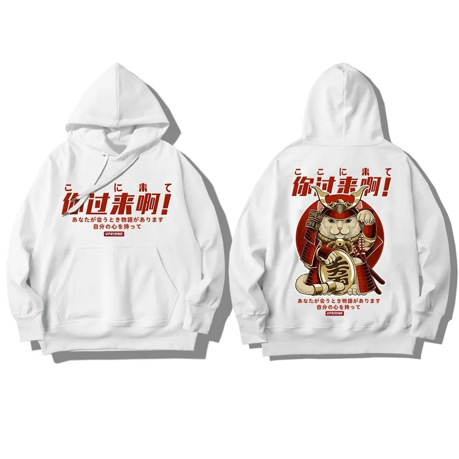 Hoodie Sweatshirt Men Hip Hop Hoodie Streetwear Monster Sweatshirt Harajuku Japan Style FHoodie long Sleeve Cotton Tops