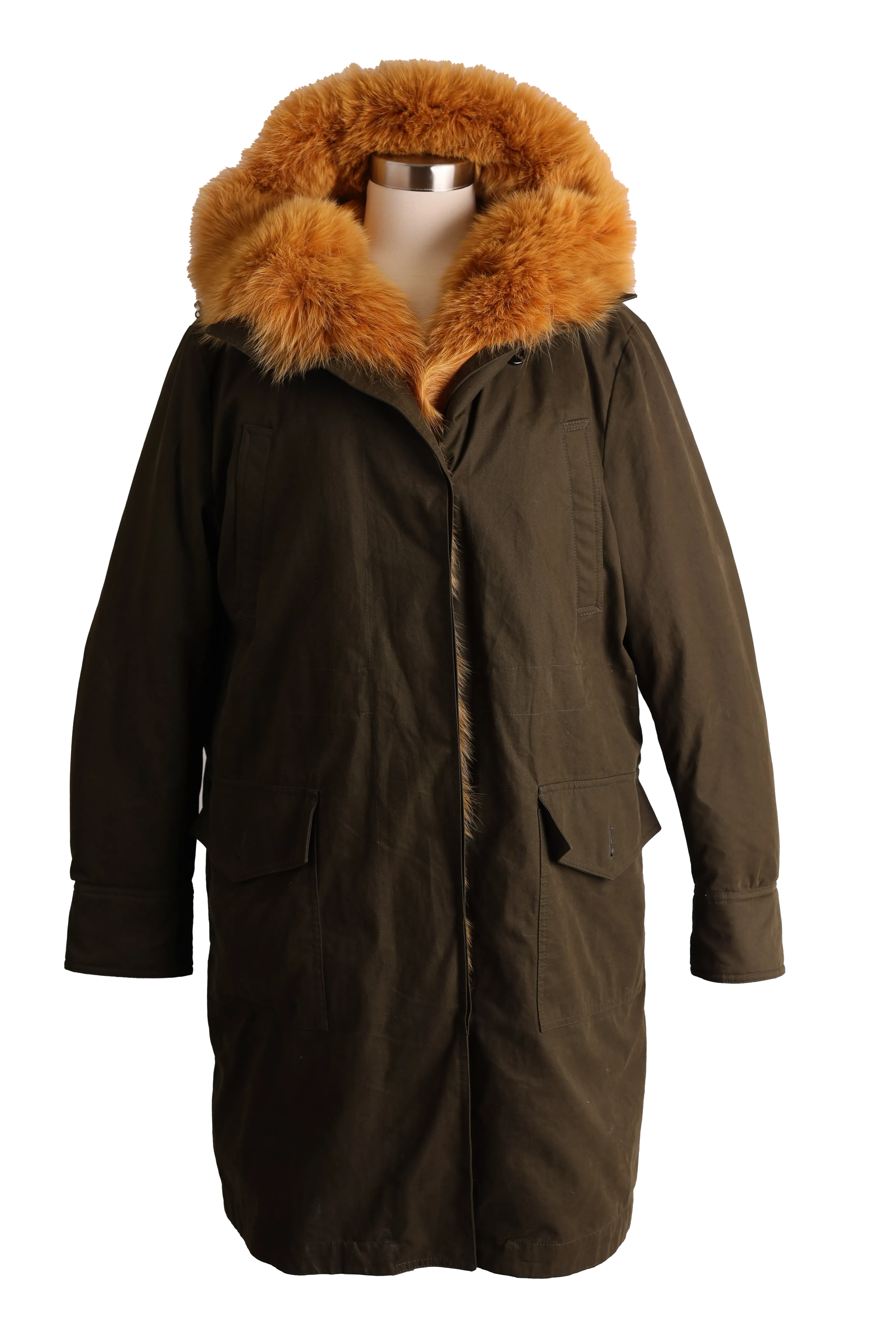 Hypolais Long Fur Trim Down Filled Parka