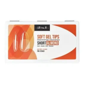 IBD Soft Gel Tips - Short Almond