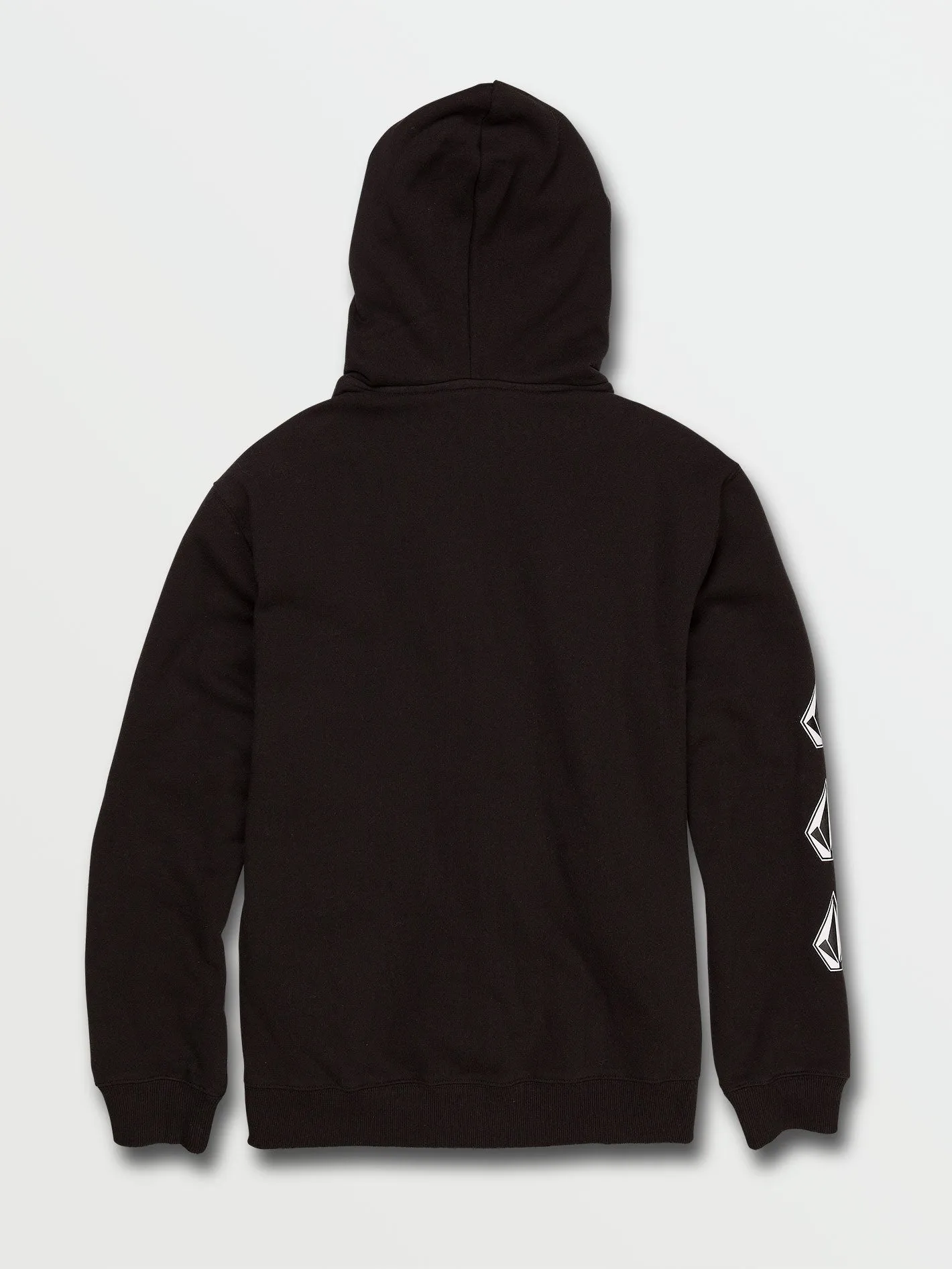 Iconic Stone Zip Hoodie - Black