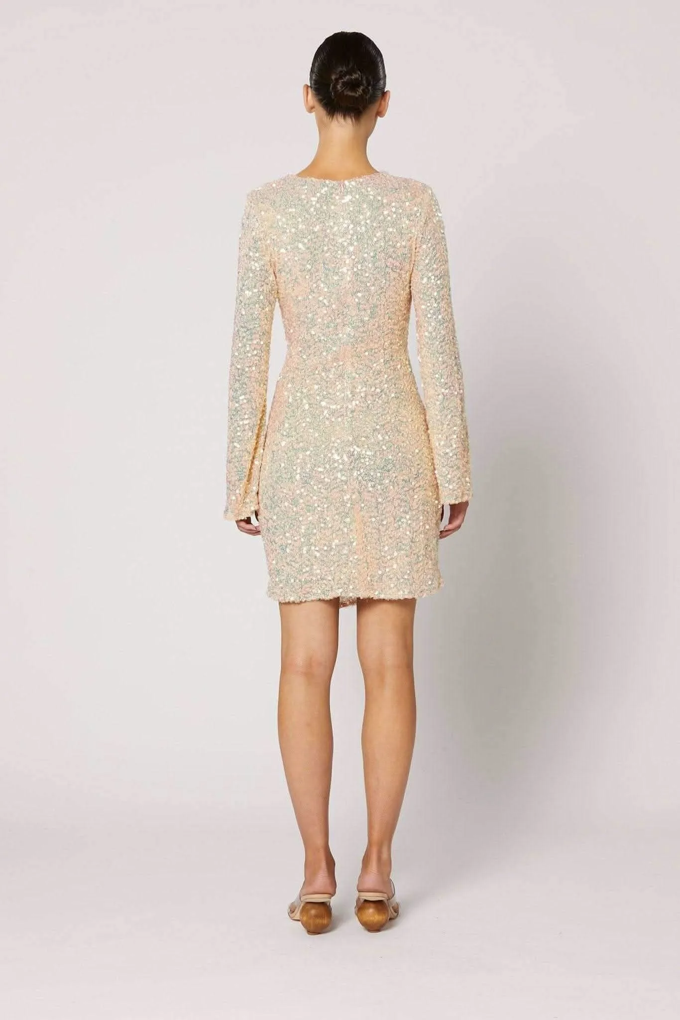 Ira Knot Sequin Dress