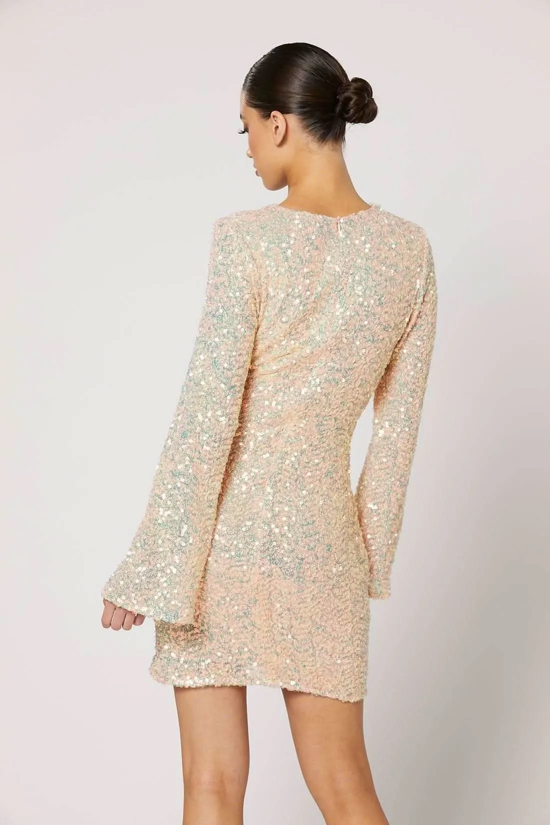 Ira Knot Sequin Dress