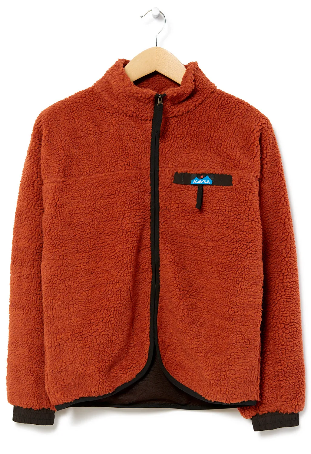 KAVU Pinesdale Women's Sherpa Fleece Jacket - Ginger Bread