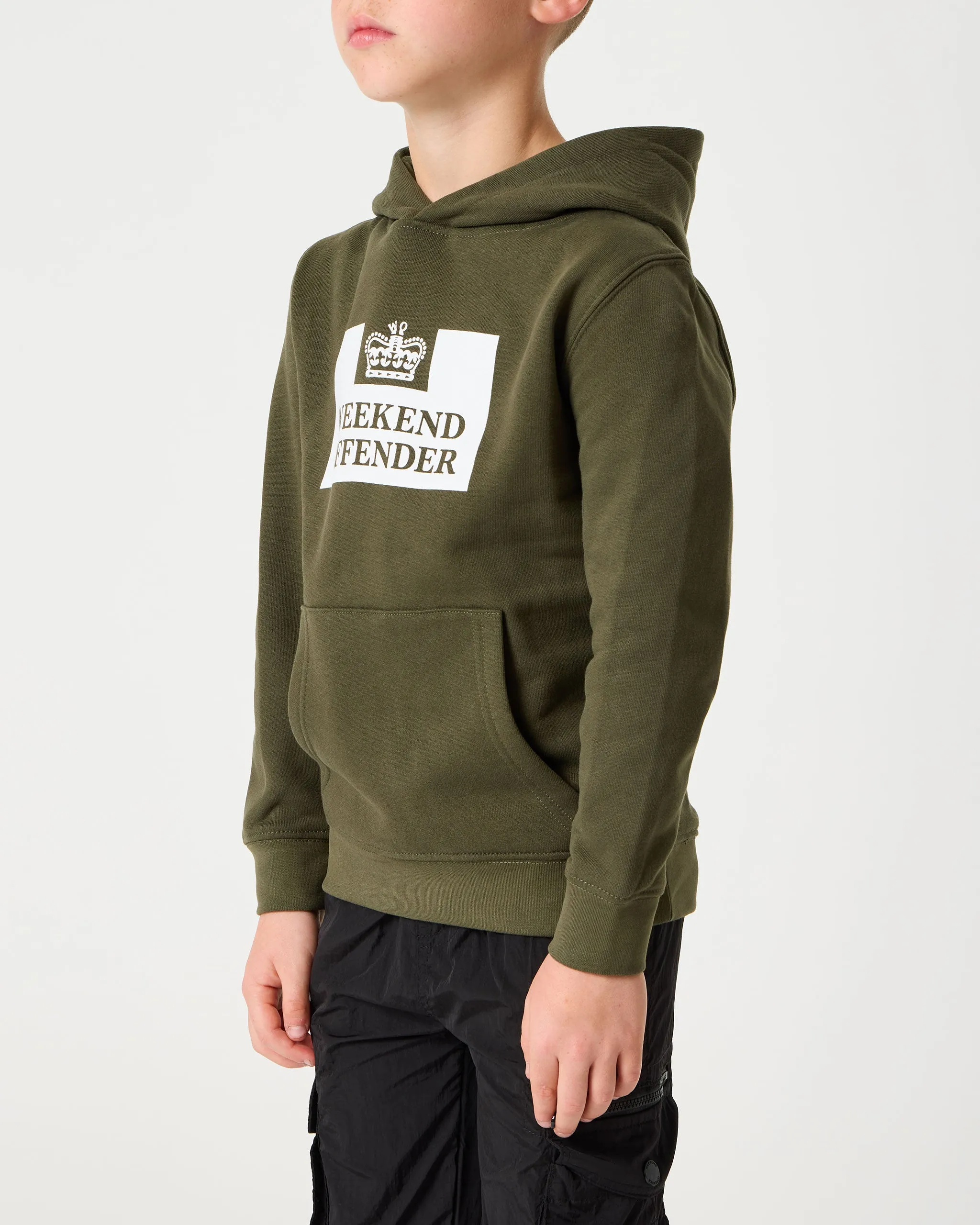 Kids HM Service Classic Hoodie Dark Green