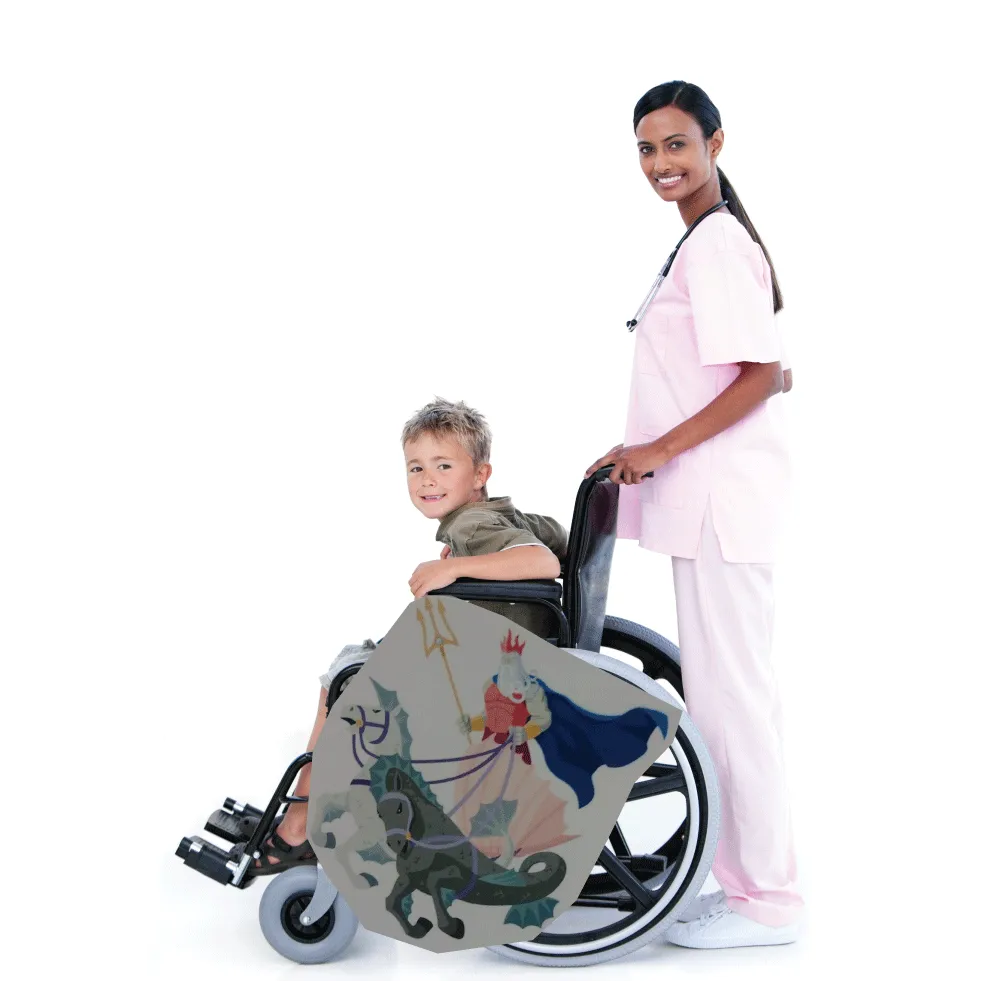 King Tritan look-alike Wheelchair Costume Child's