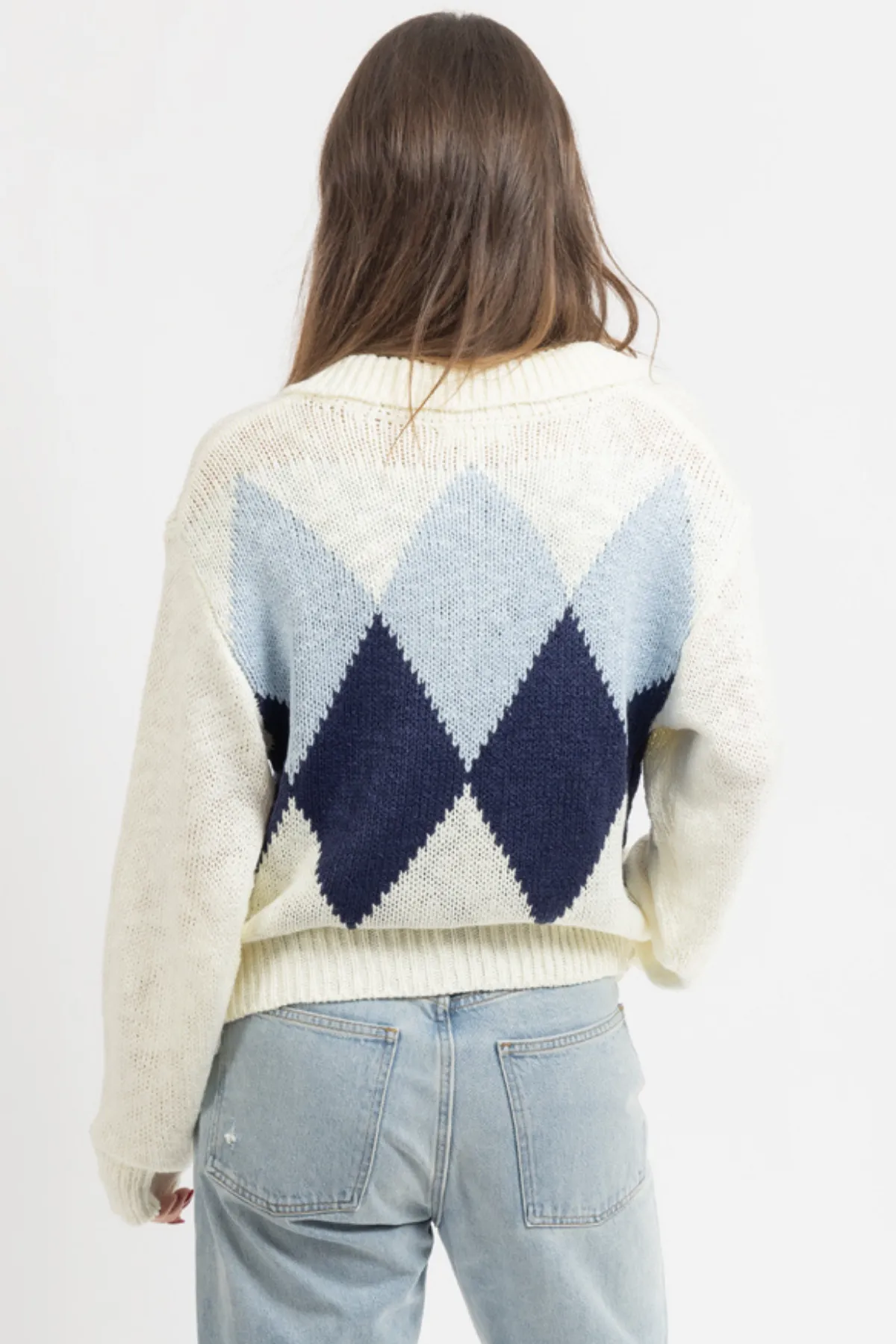 KORTNEY ARGYLE CARDIGAN