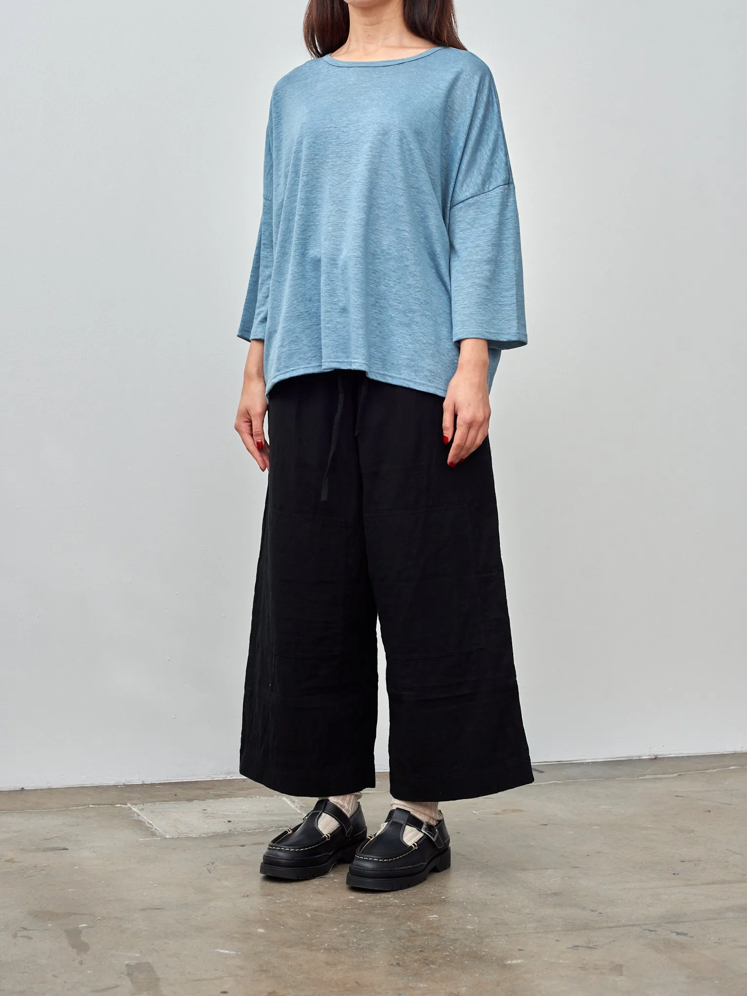 Linen Pullover - Blue