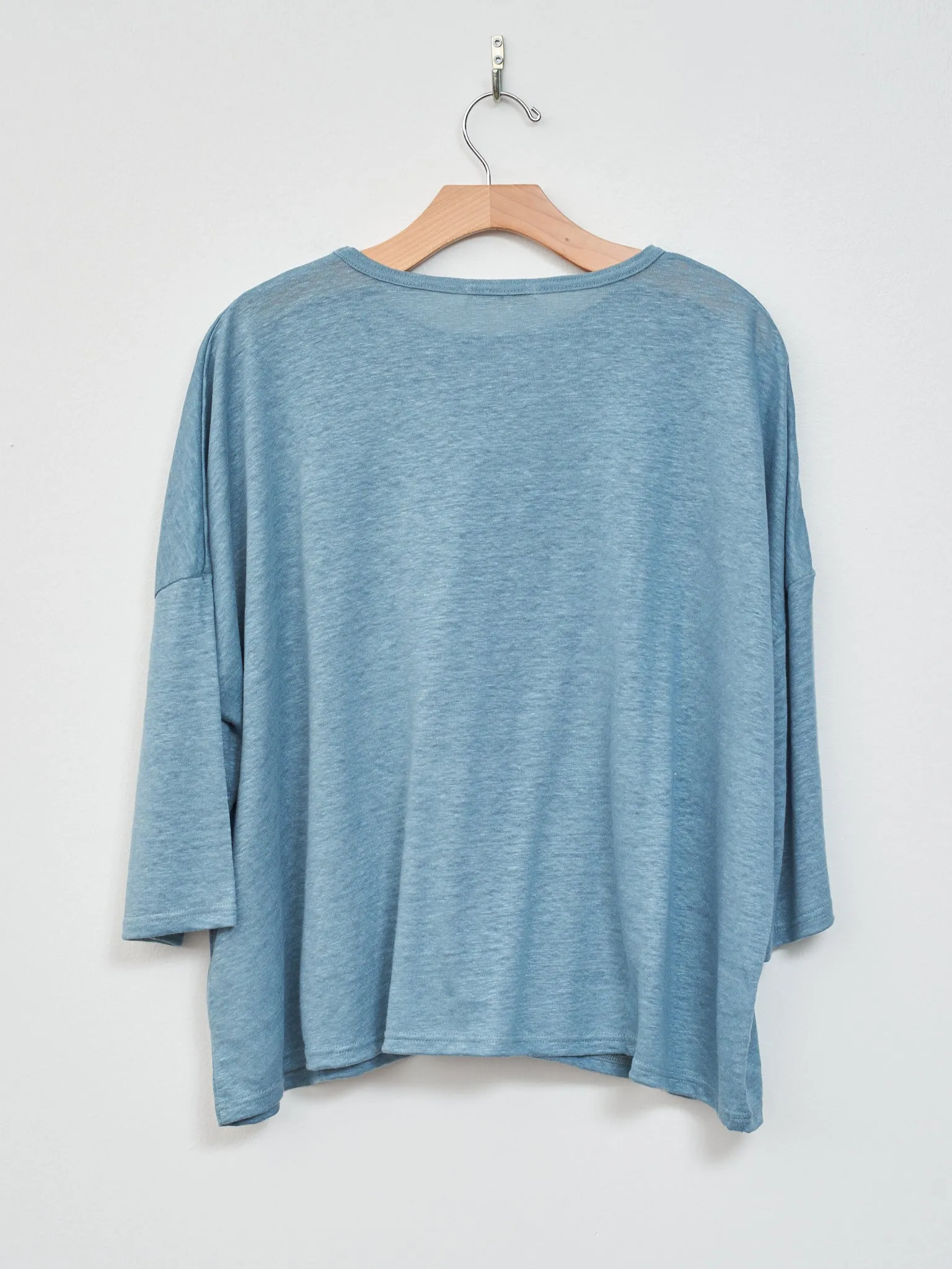 Linen Pullover - Blue