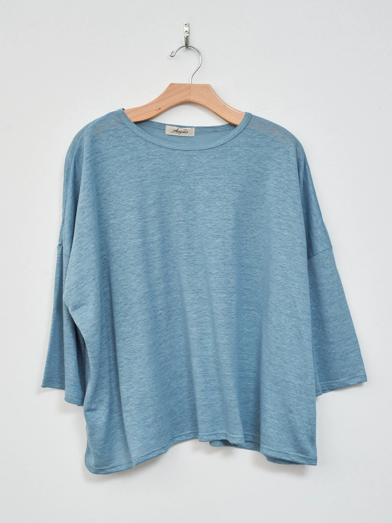 Linen Pullover - Blue