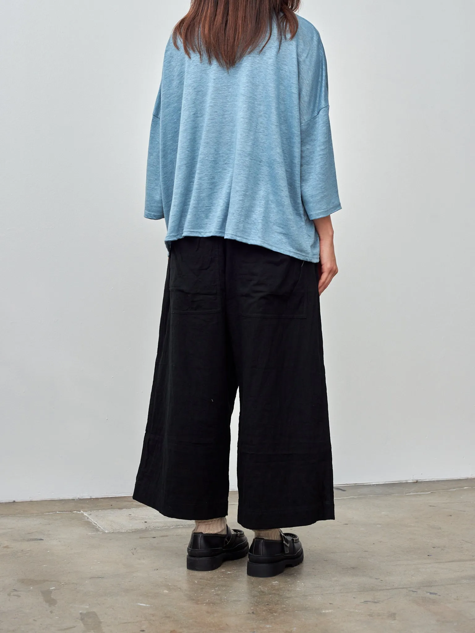 Linen Pullover - Blue