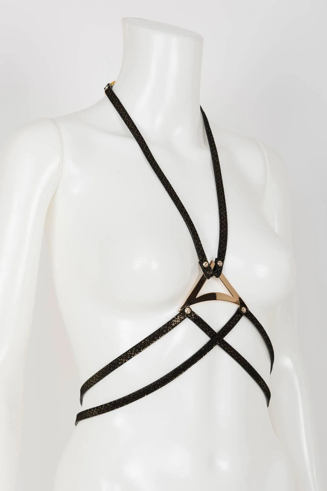 Lush Black & Gold Harness