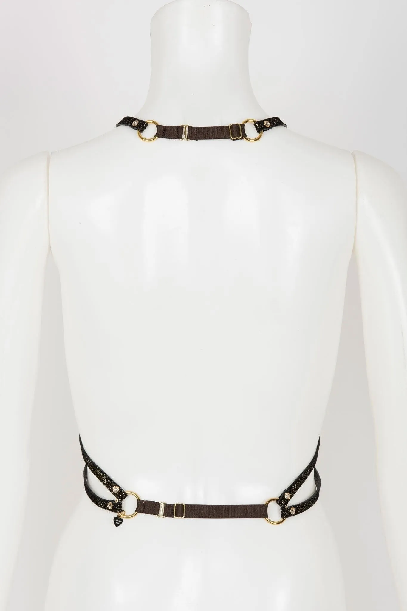 Lush Black & Gold Harness