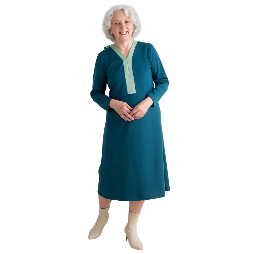 Melanie Adaptive Dress - Teal