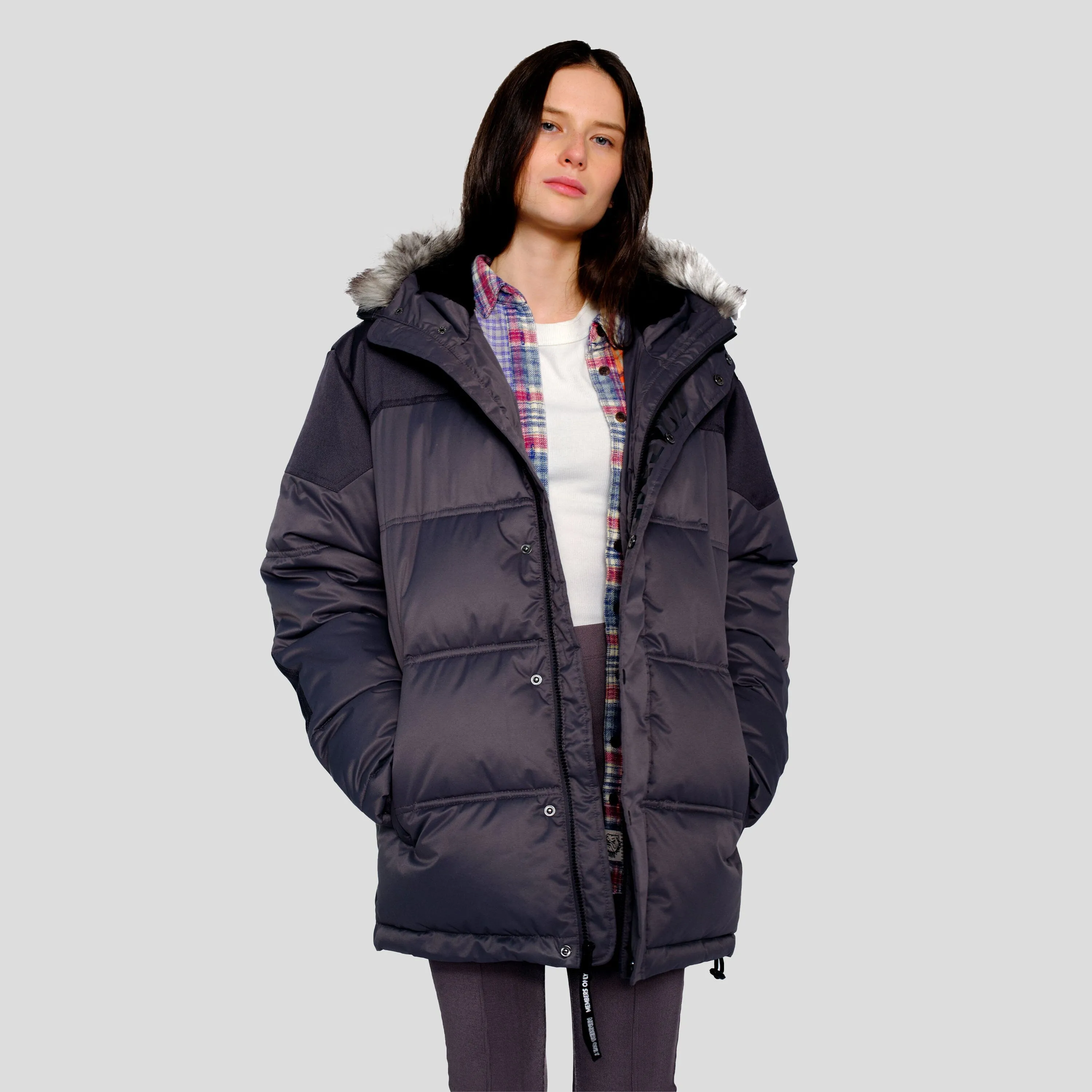 Members Only Women's Heavy Snorkel Oversized Jacket