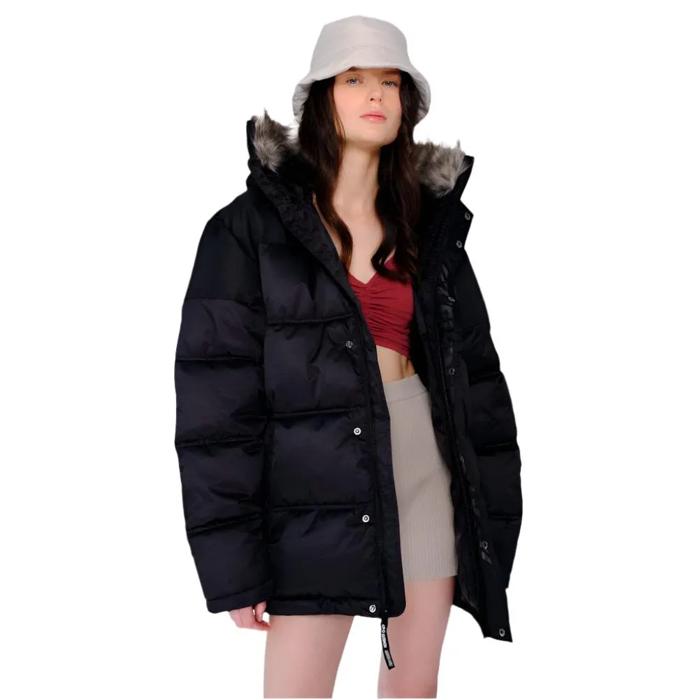 Members Only Women's Heavy Snorkel Oversized Jacket