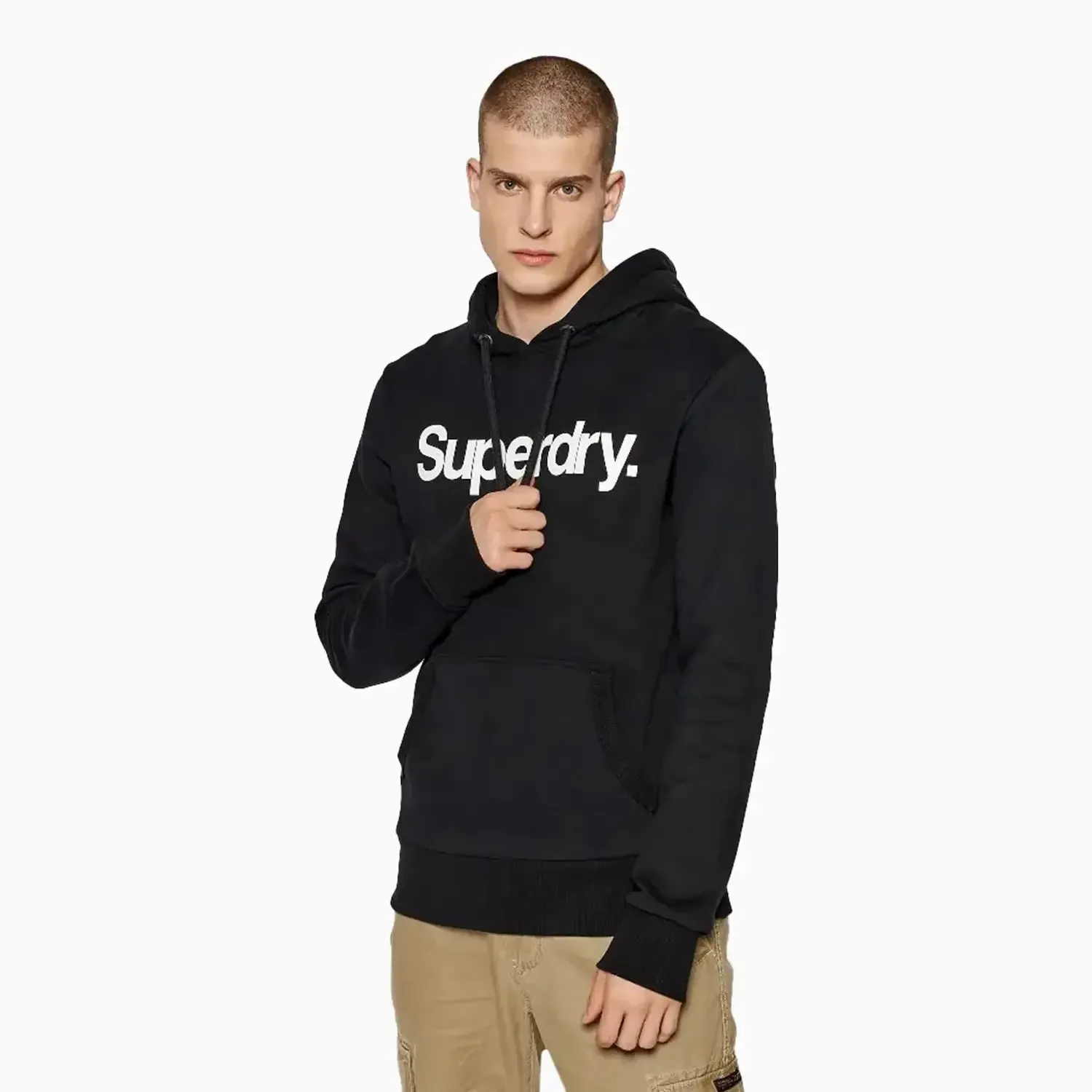 Men's Organic Cotton Core Logo Graphic Hoodie