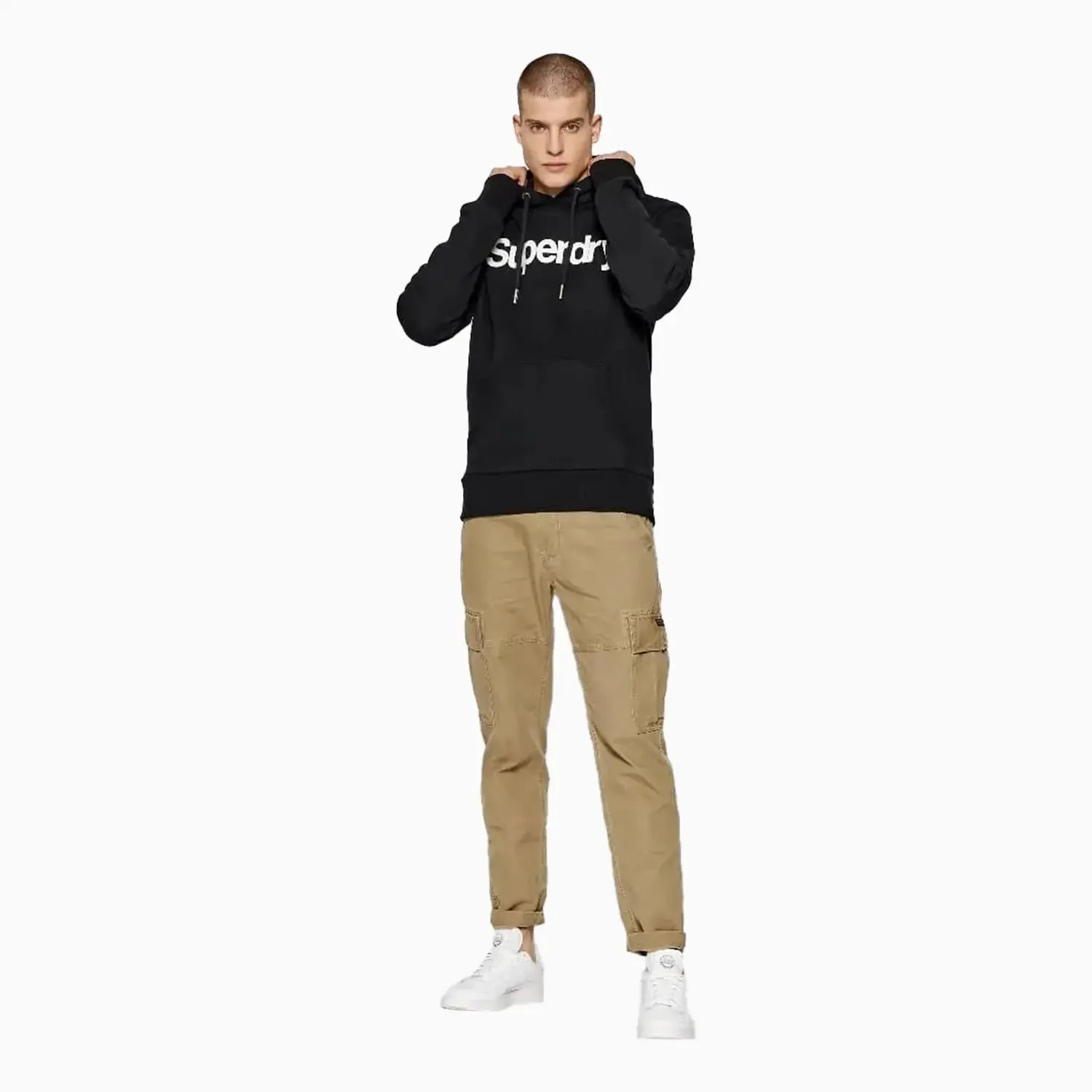 Men's Organic Cotton Core Logo Graphic Hoodie