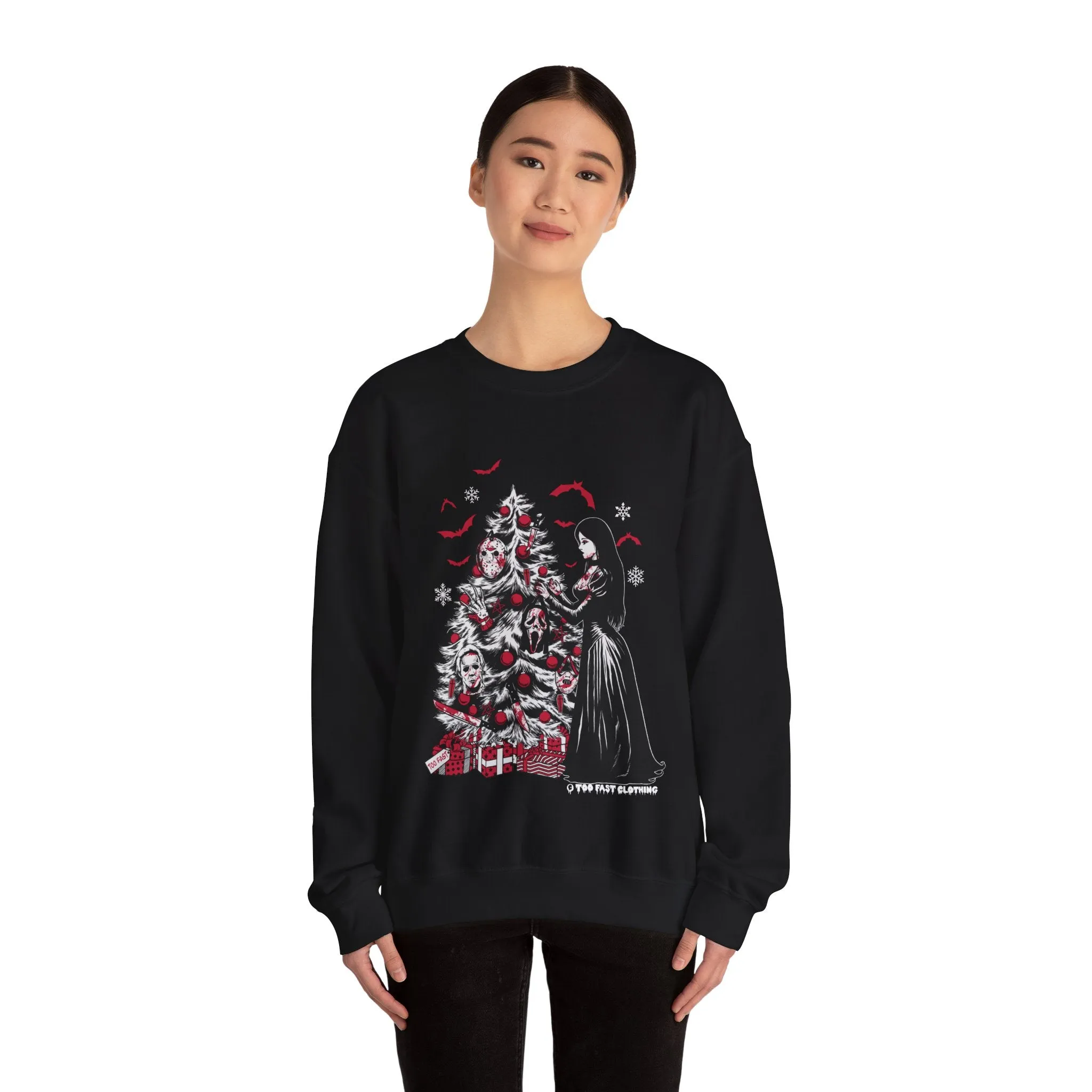 Merry Horror Christmas Crewneck Sweatshirt