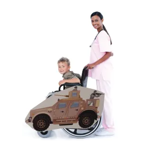 Military Transport Truck Wheelchair Costume Child's