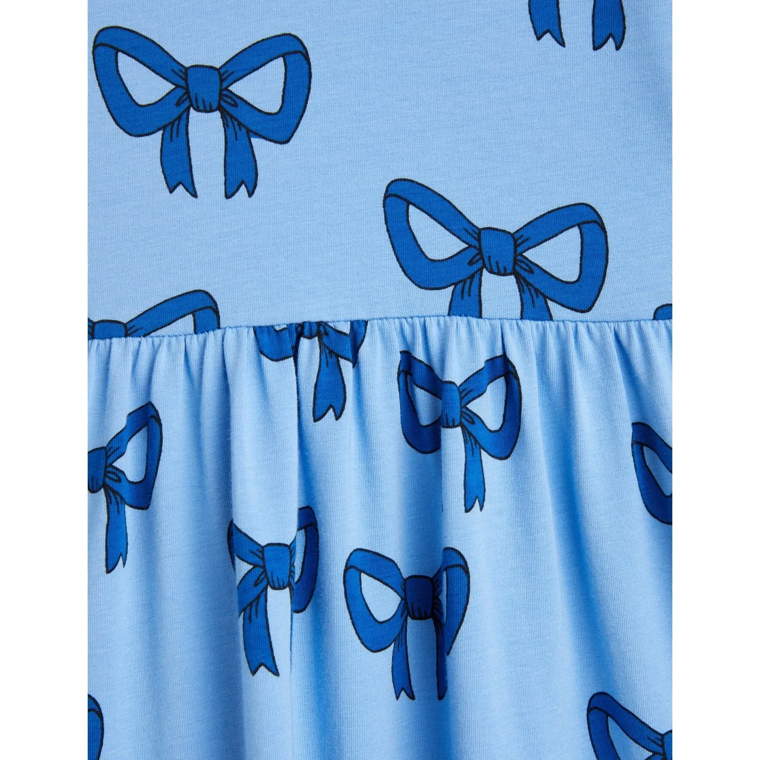 Mini Rodini Blue Bow Aop Dress