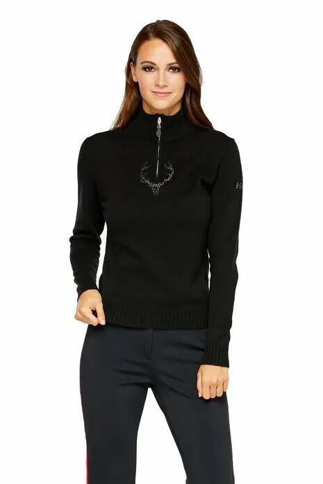 M.Miller Ashley BLACK Cashmere Deer Swarovski