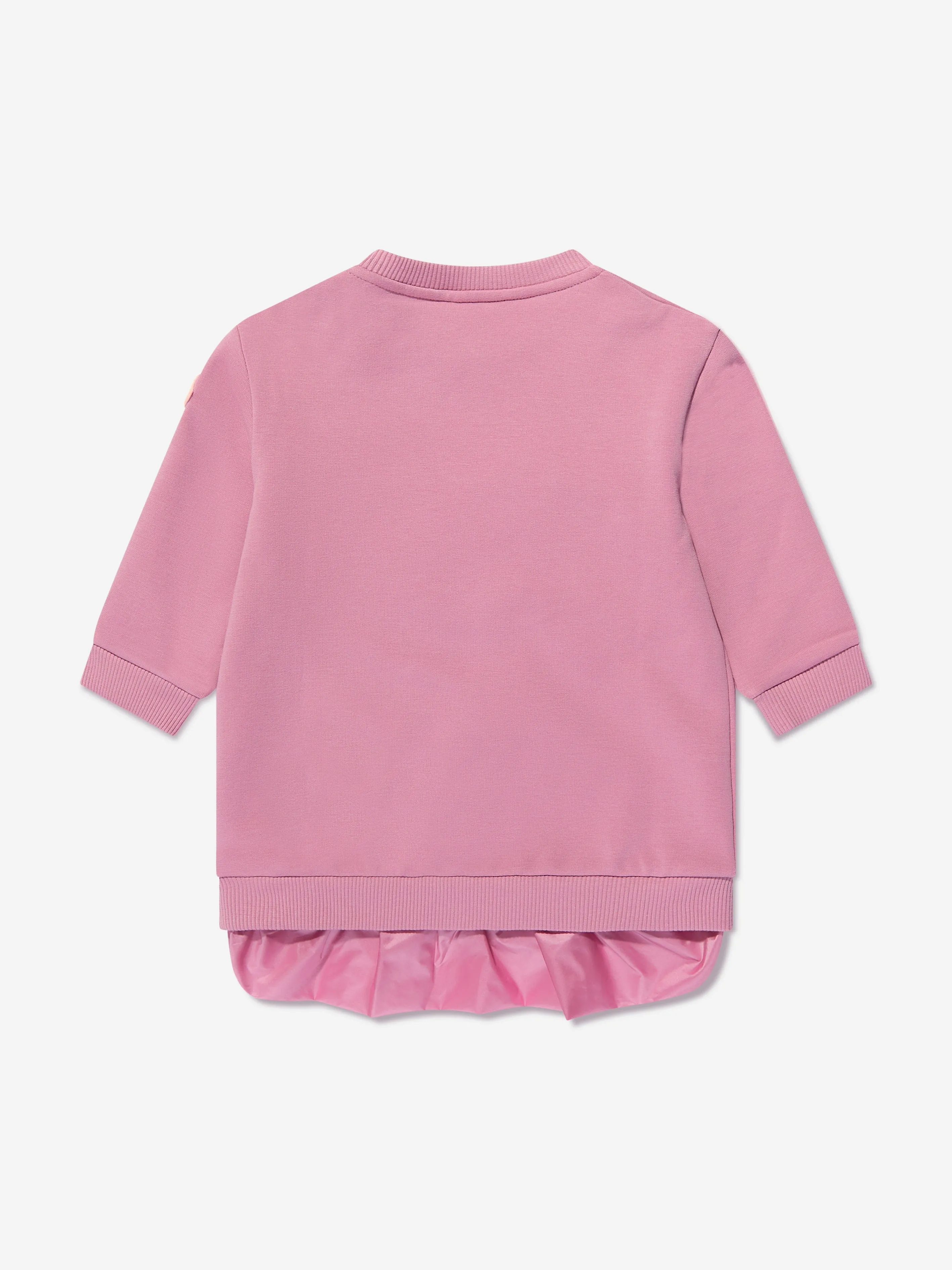 Moncler Enfant Baby Girls Logo Sweater Dress in Pink