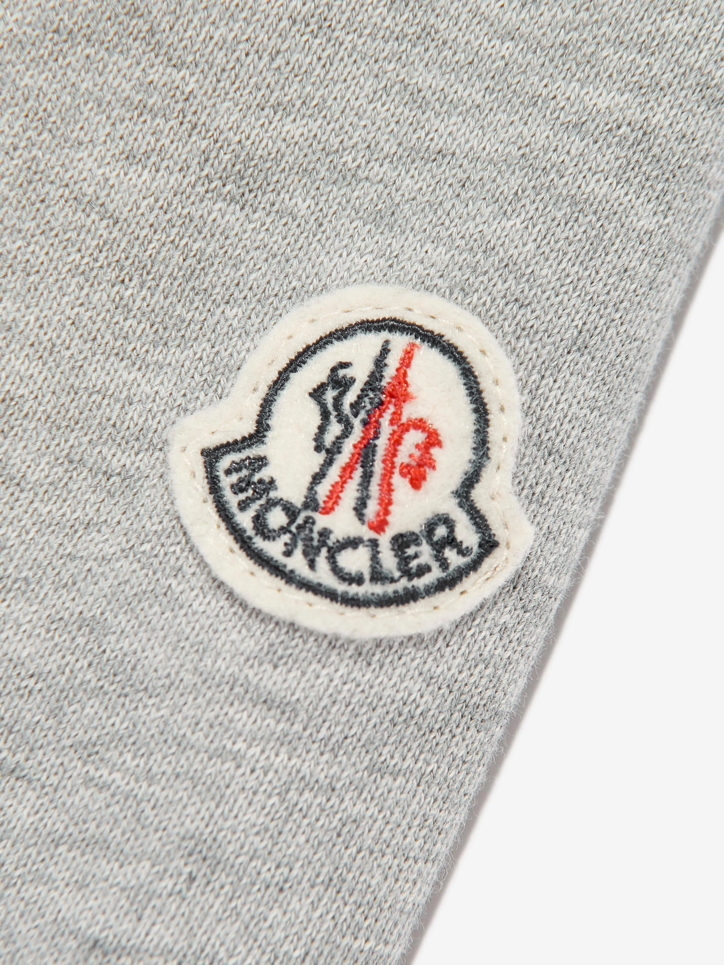 Moncler Enfant Girls Logo Sweater Dress in Grey