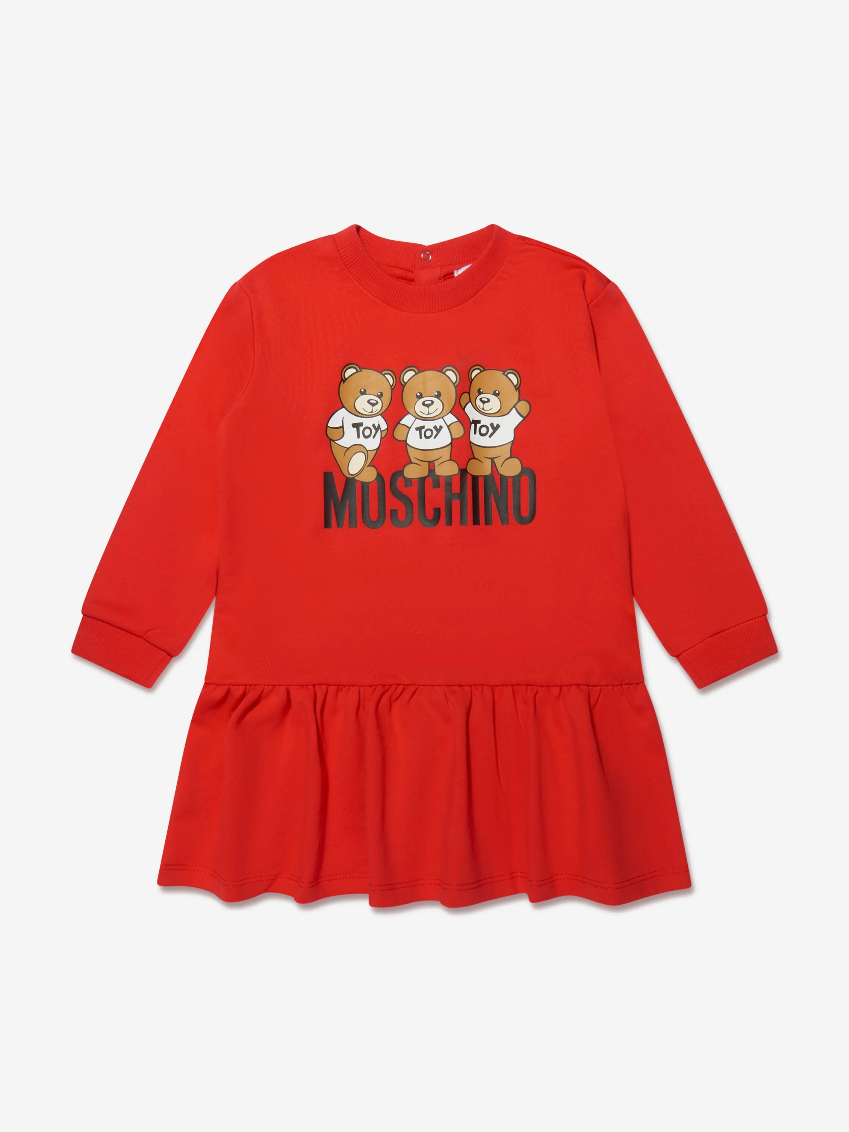 Moschino Baby Girls Sweater Dress in Red