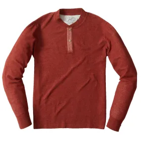 New Windsor Double Cloth Henley - Rust