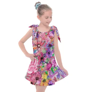 Nothing but Floral Kids' Tie Up Tunic Dress