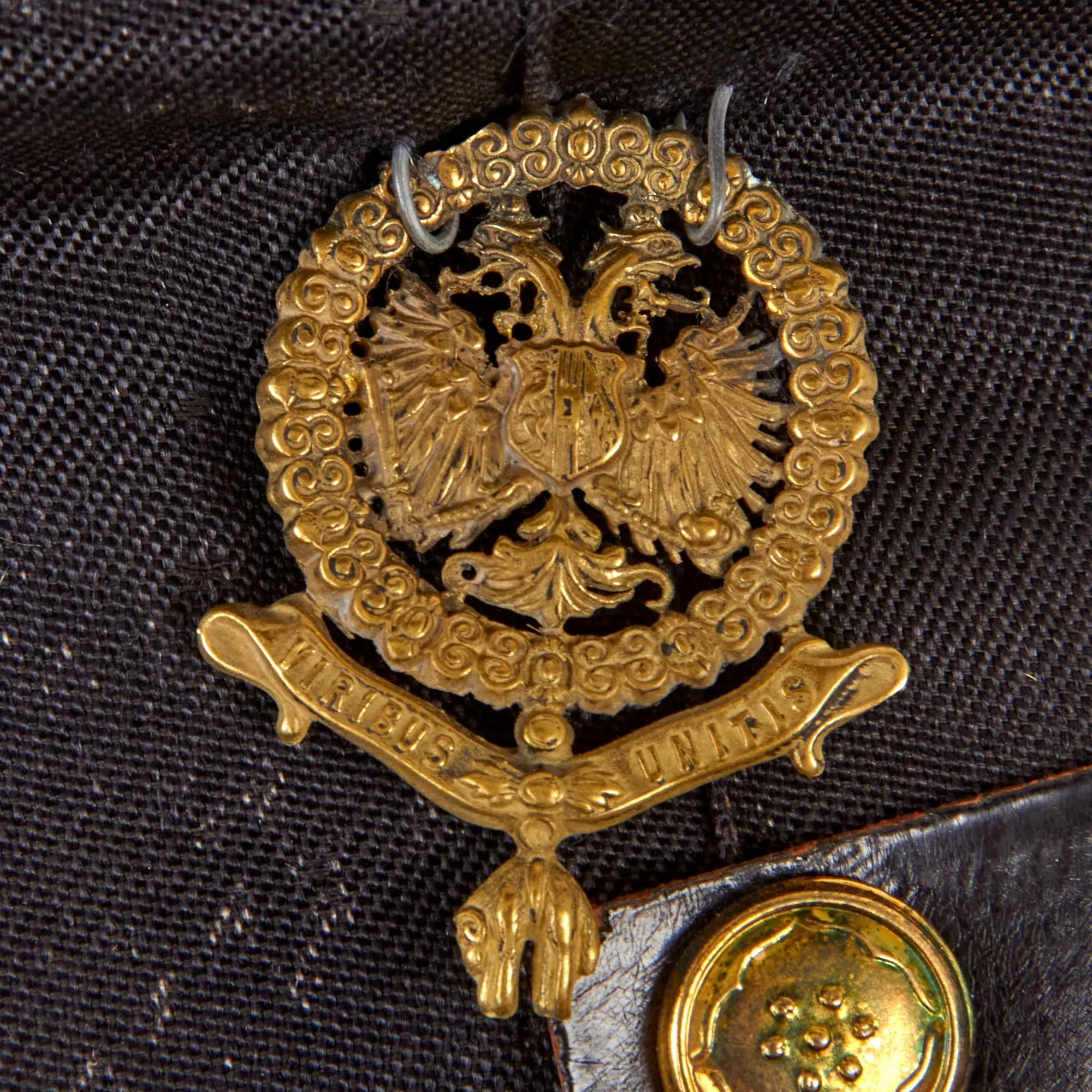 Original Austro-Hungarian Empire WWI Era Feldmarschall Waffenrock Tunic with Decorated Kepi - Formerly Part of the A.A.F. Tank Museum