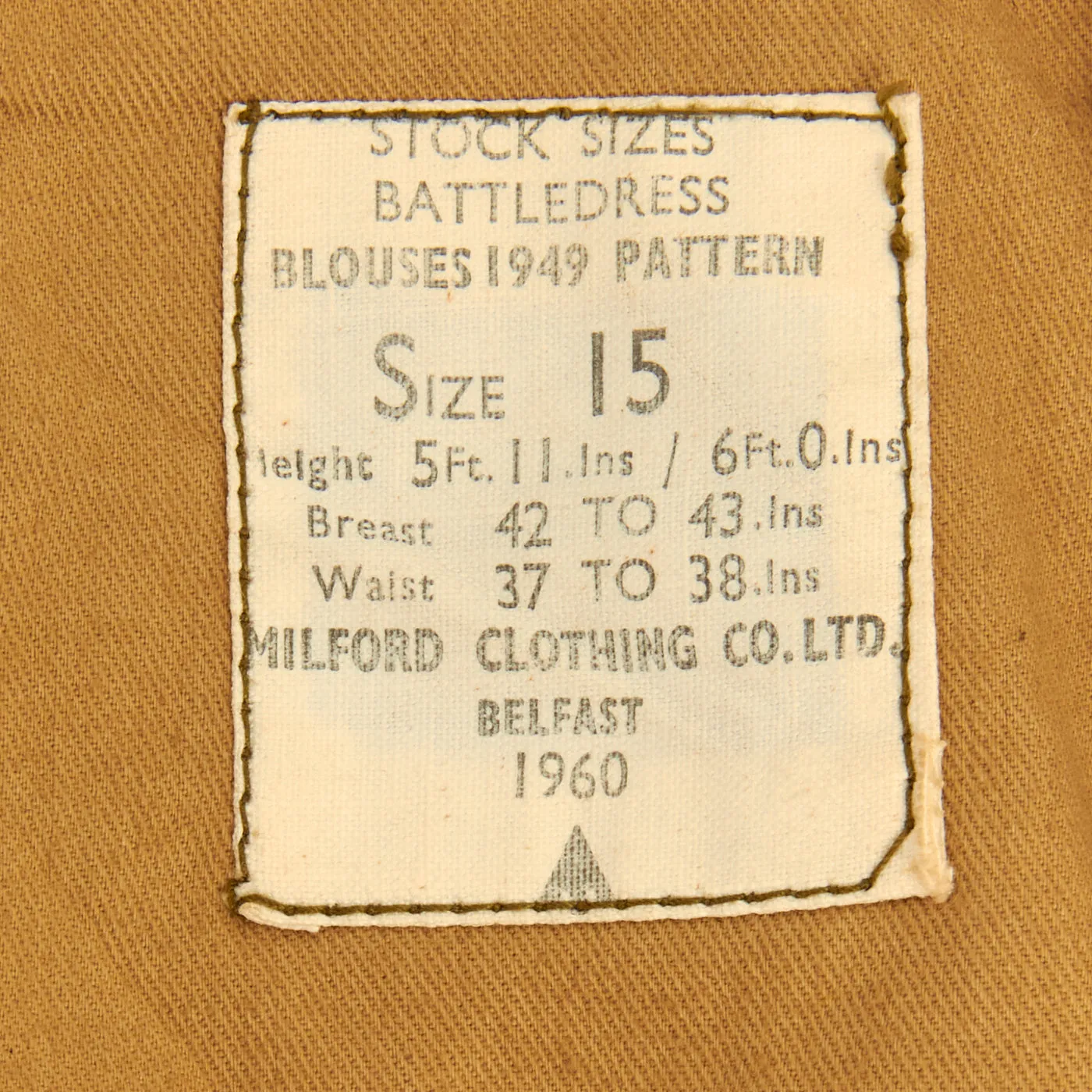 Original British 1st Battalion Parachute Regiment Uniform Grouping For Private Robert Marken, WWII Veteran from Belfast, Ireland - Served 1940 to 1965