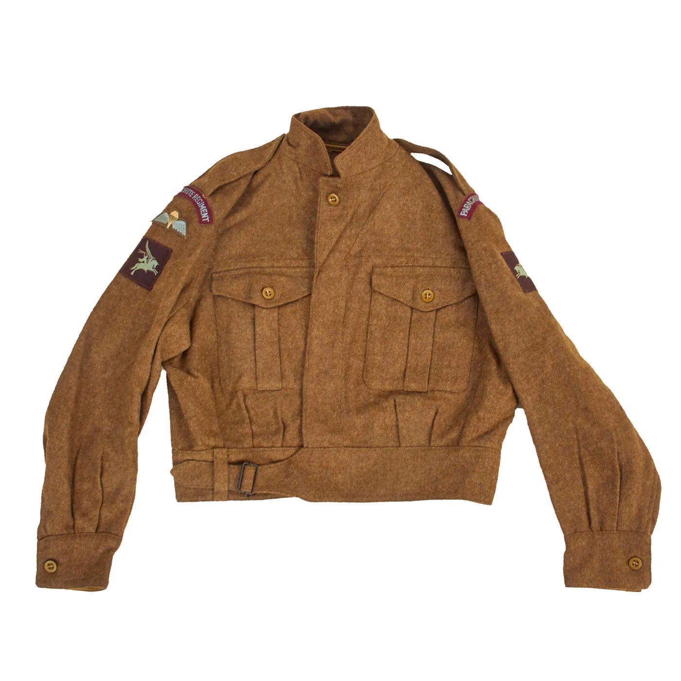 Original British 1st Battalion Parachute Regiment Uniform Grouping For Private Robert Marken, WWII Veteran from Belfast, Ireland - Served 1940 to 1965