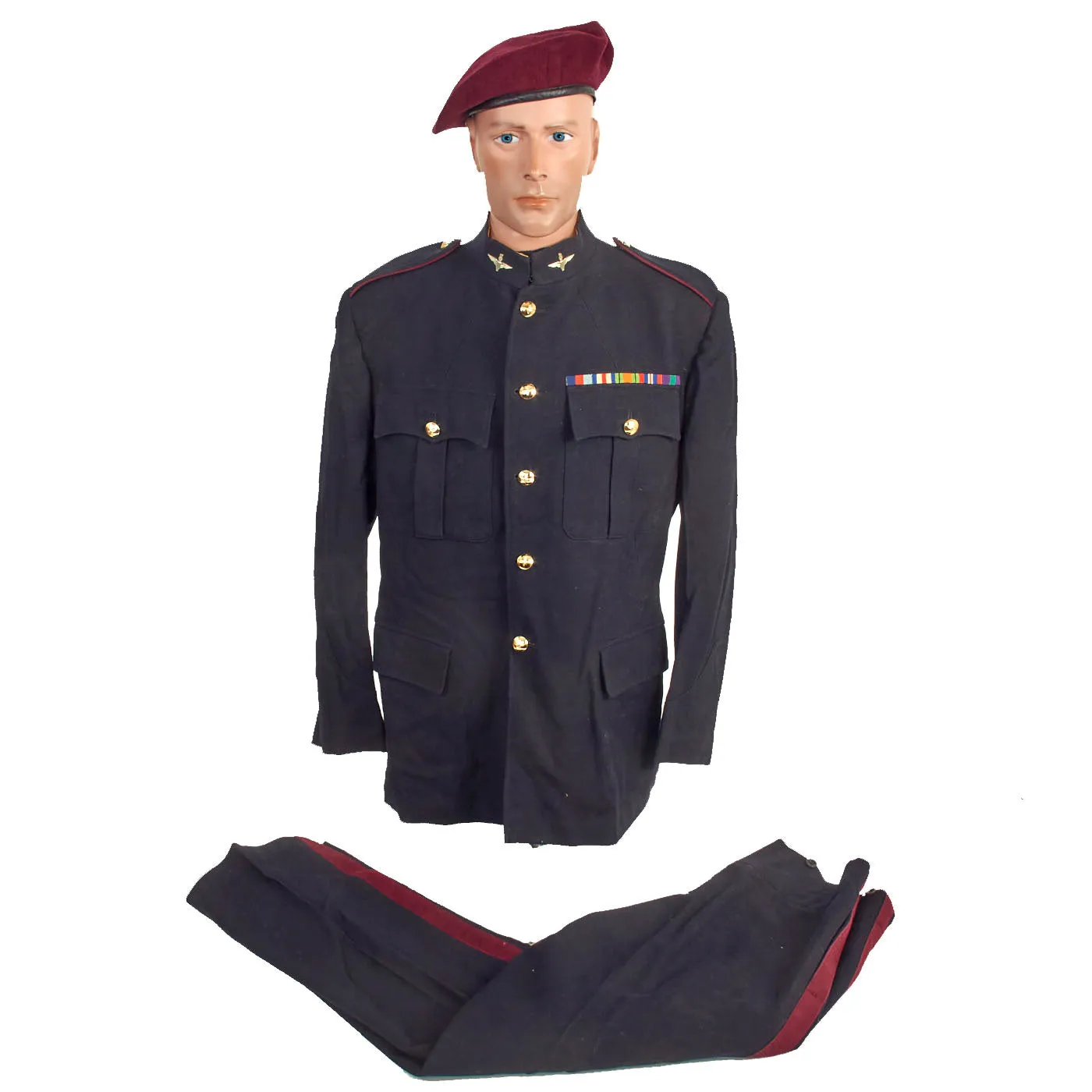 Original British 1st Battalion Parachute Regiment Uniform Grouping For Private Robert Marken, WWII Veteran from Belfast, Ireland - Served 1940 to 1965