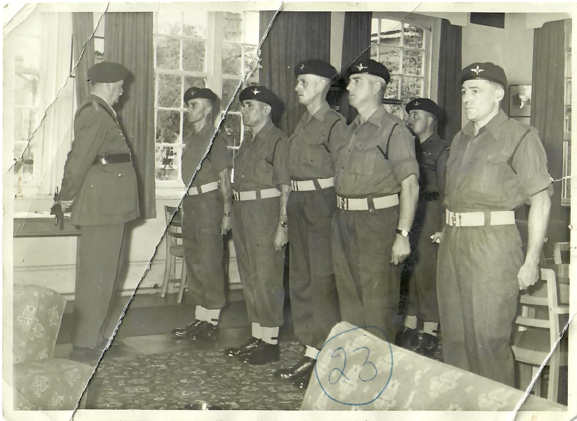 Original British 1st Battalion Parachute Regiment Uniform Grouping For Private Robert Marken, WWII Veteran from Belfast, Ireland - Served 1940 to 1965