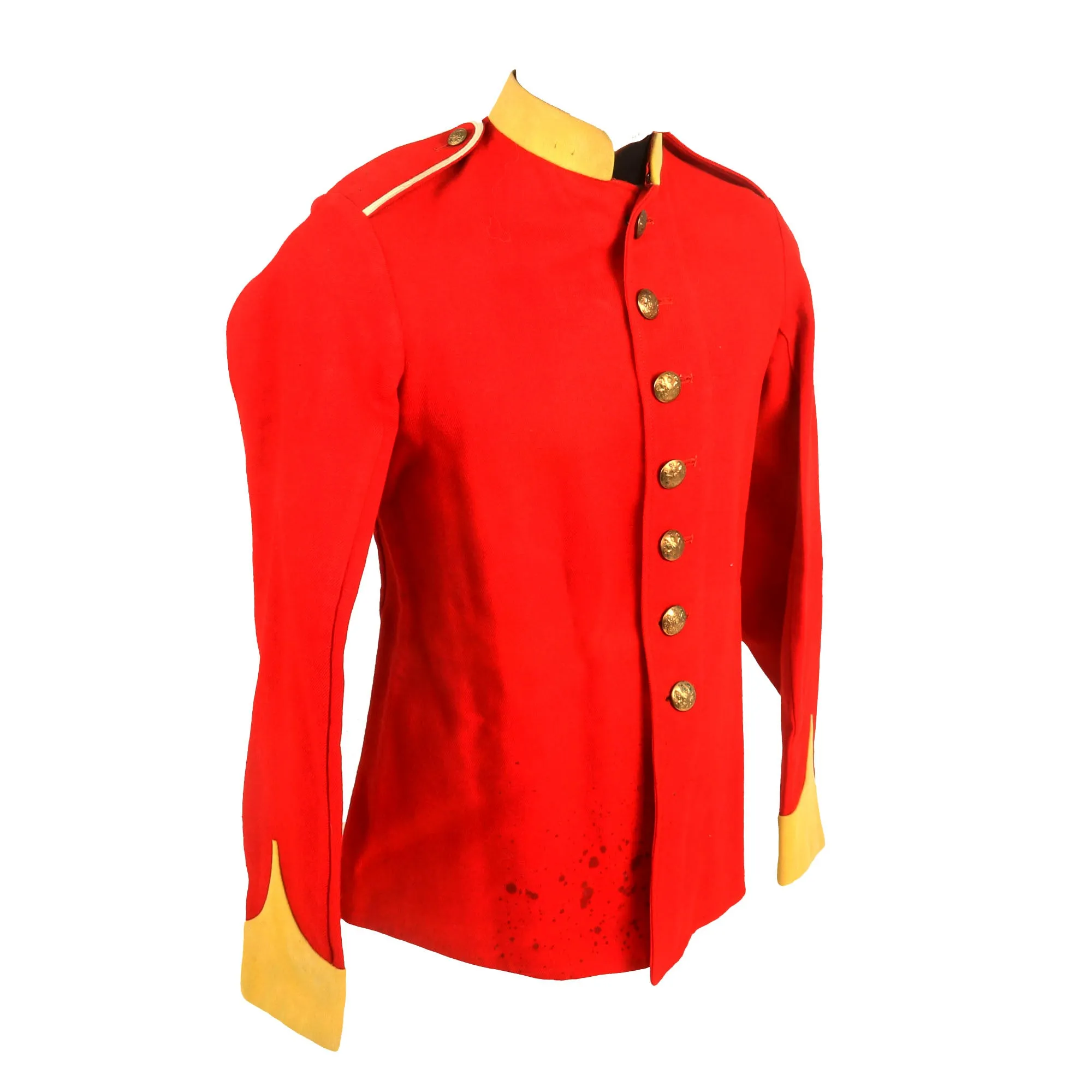 Original British Late Victorian to Pre WWI Era Regimental Scarlet Tunic