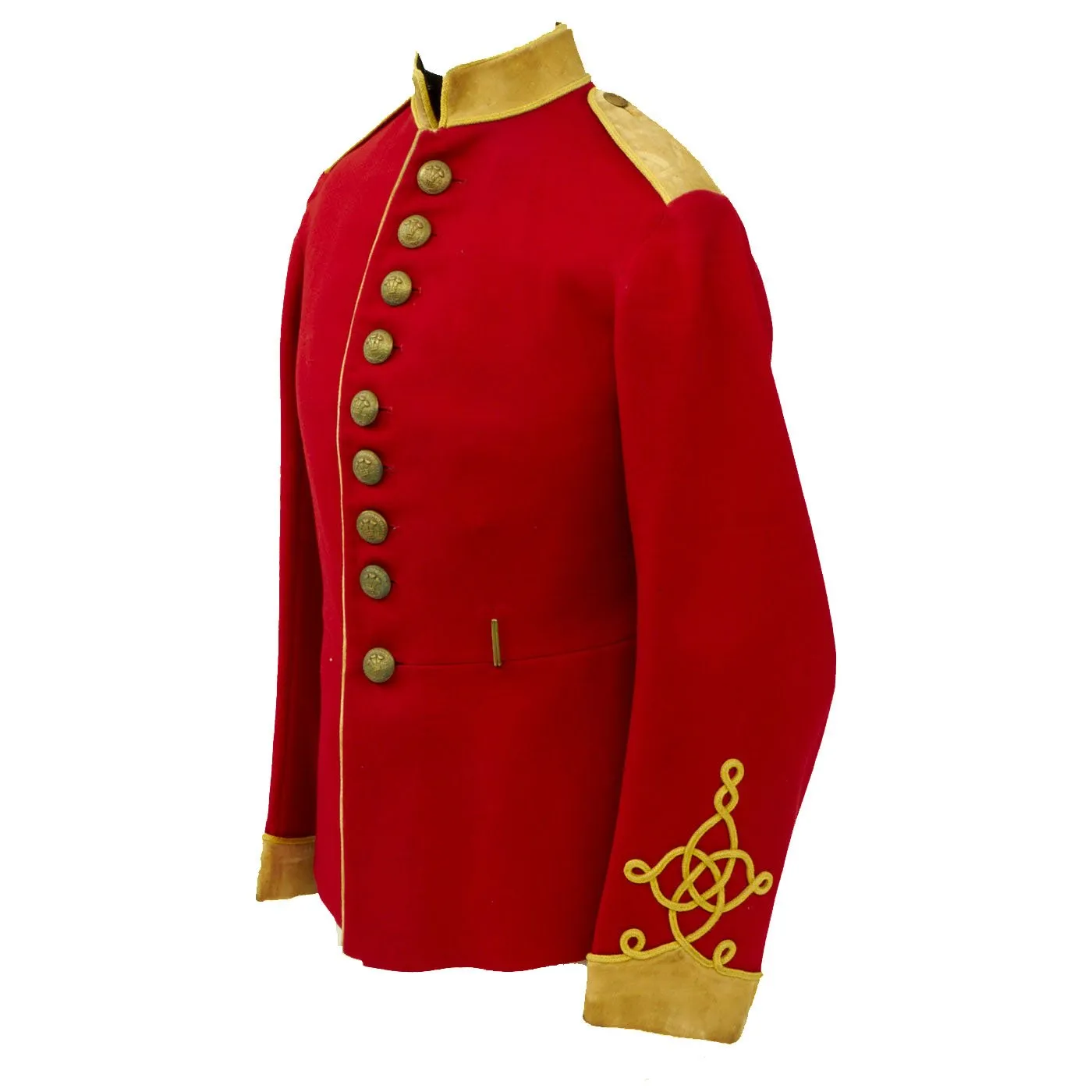 Original British Pre-WWI 3rd Dragoon Guards Scarlet Tunic - Dated 1912