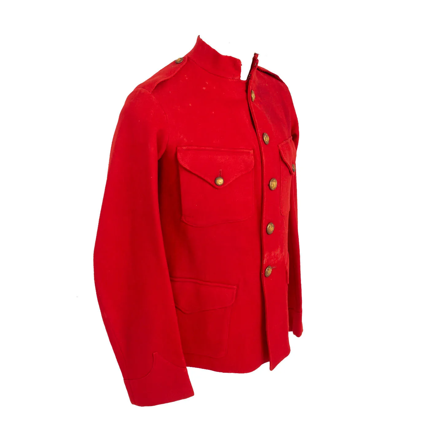 Original British Pre-WWI Era Other Ranks Scarlet Tunic With Trousers