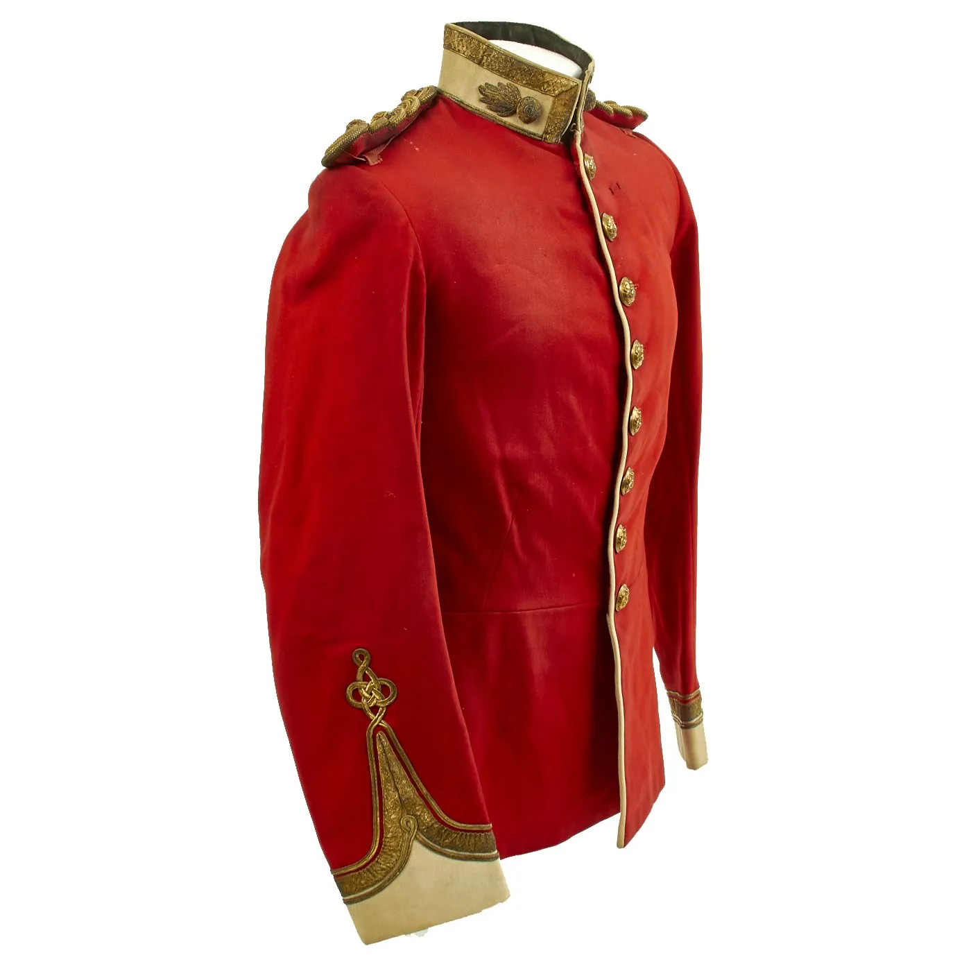 Original British Victorian Lancashire Fusiliers Officer Tunic Circa 1881 - 1902