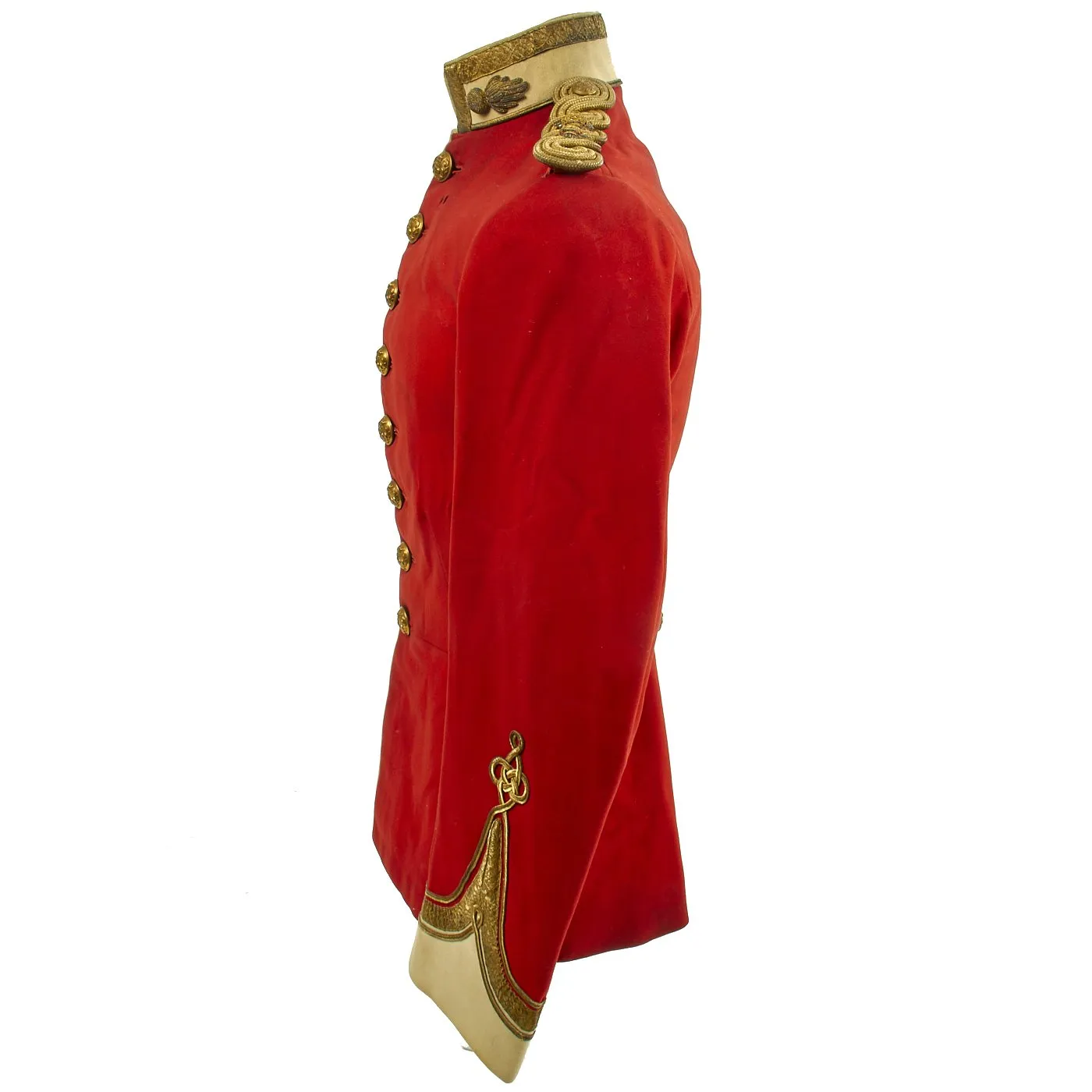 Original British Victorian Lancashire Fusiliers Officer Tunic Circa 1881 - 1902