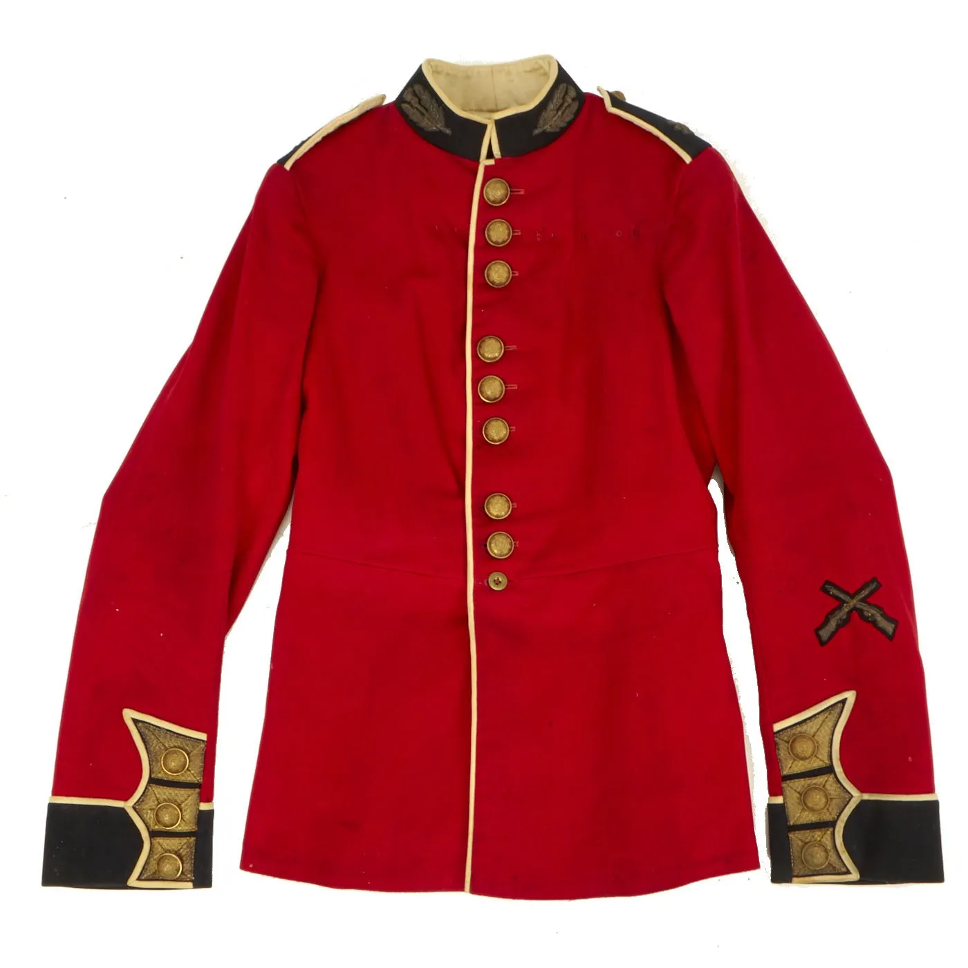 Original British WWI Era Army Scots Guards Scarlet Uniform Dress Coat