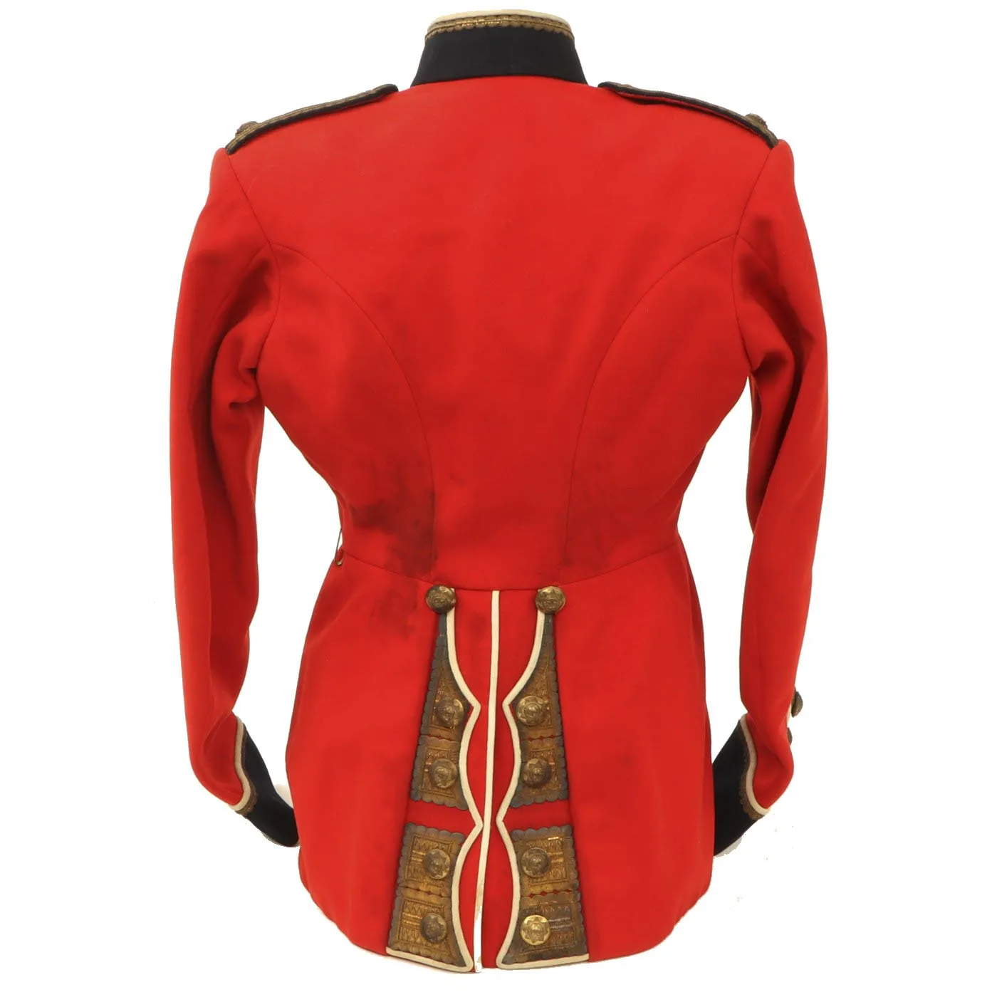 Original British WWII Coldstream Guards Major Scarlet Parade Tunic by London Tailor