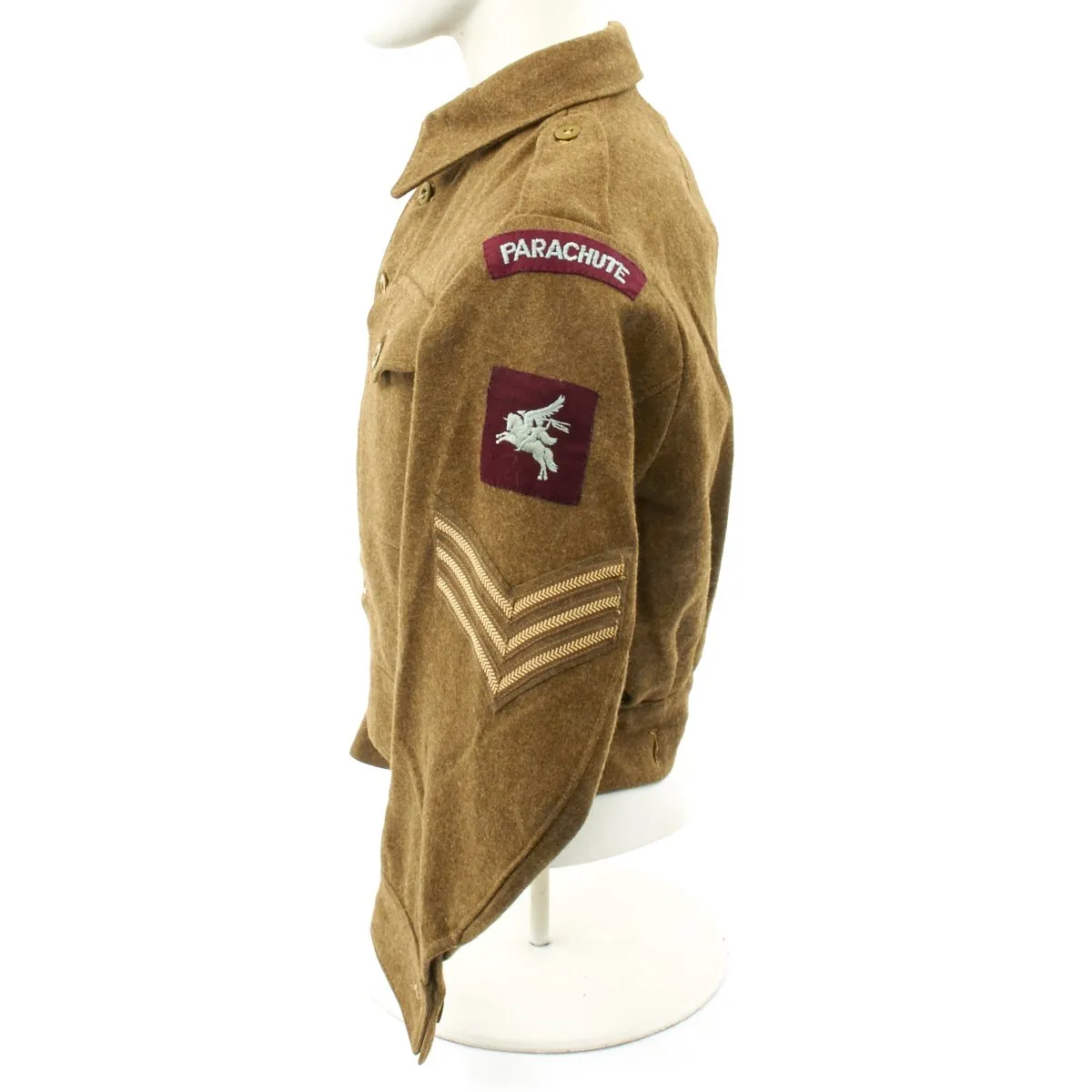 Original British WWII Pattern Airborne Parachute Regiment Battledress Tunic and Trousers - Dated 1946