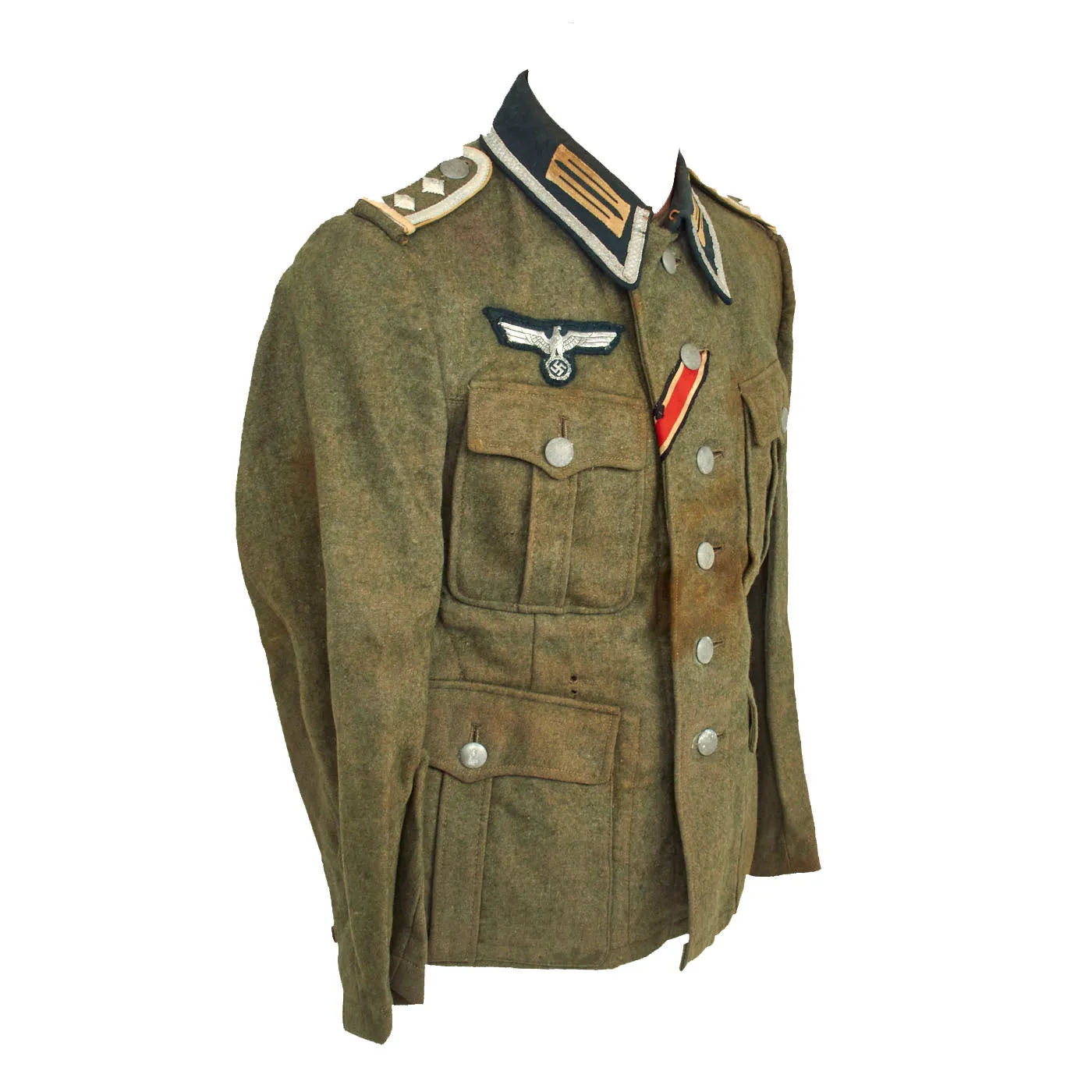 Original German WWII Heer Army Infantry Oberfeldwebel NCO M36 Field Tunic