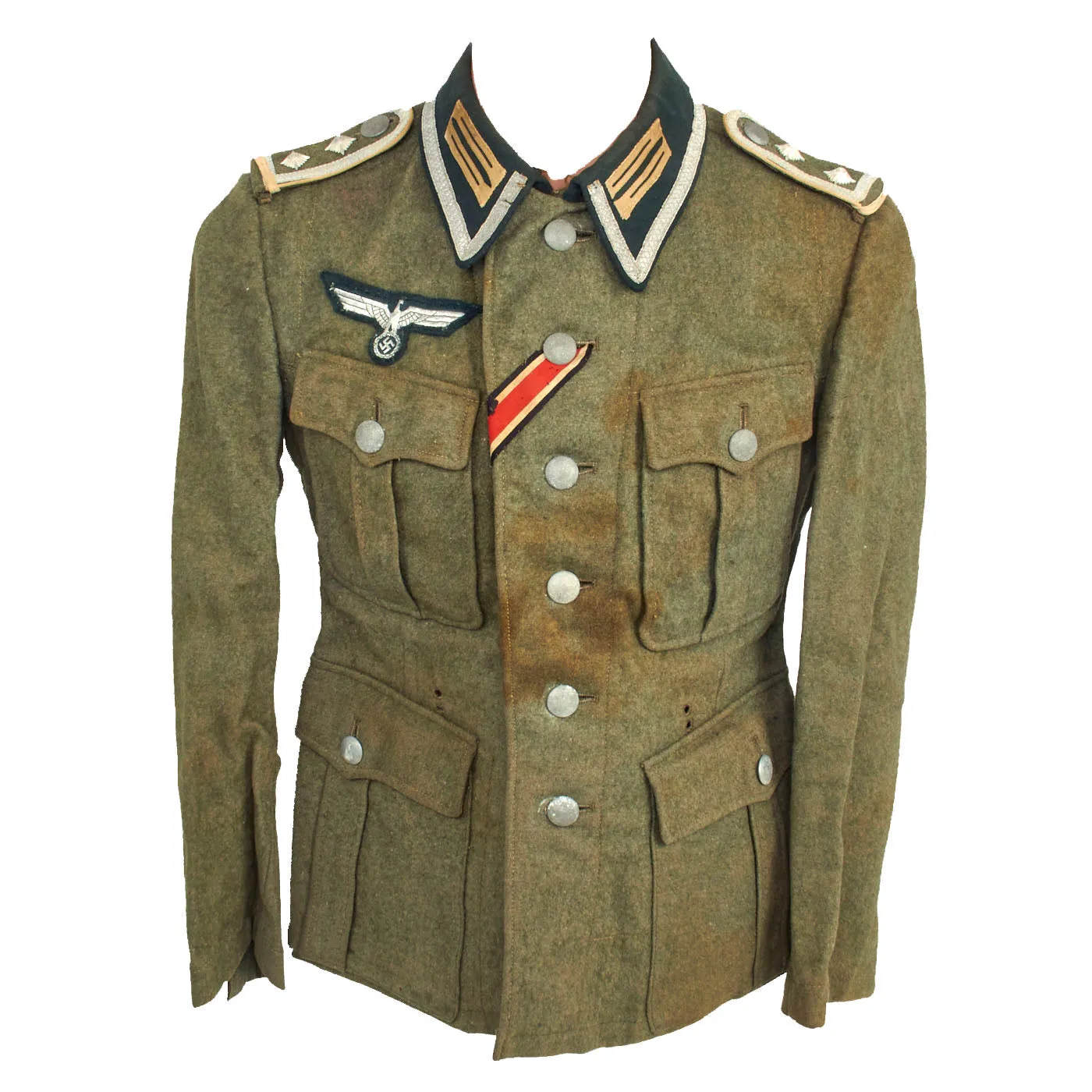 Original German WWII Heer Army Infantry Oberfeldwebel NCO M36 Field Tunic