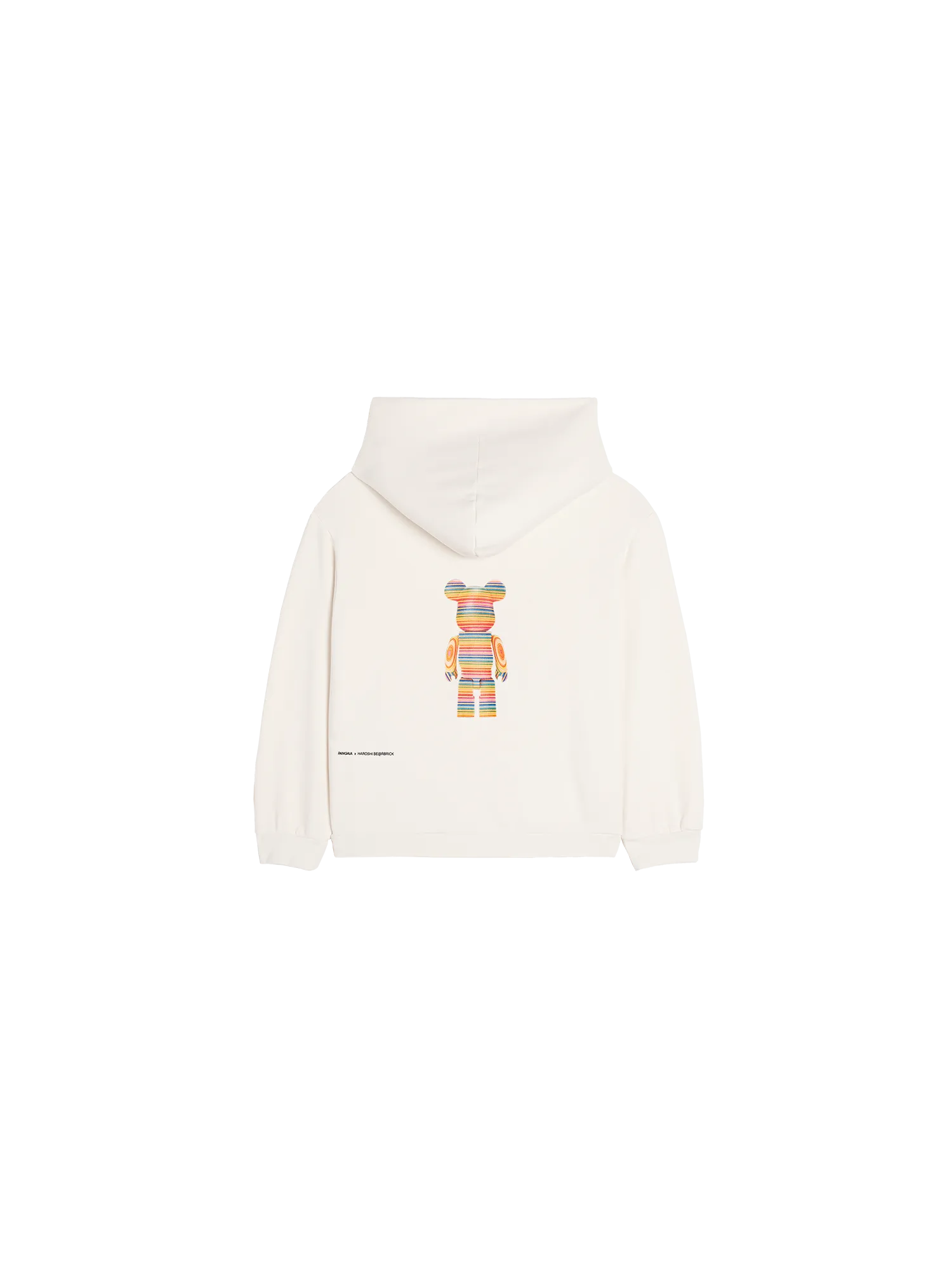 Pangaia x Haroshi BE@RBRICK™ Kids Hoodie—off-white