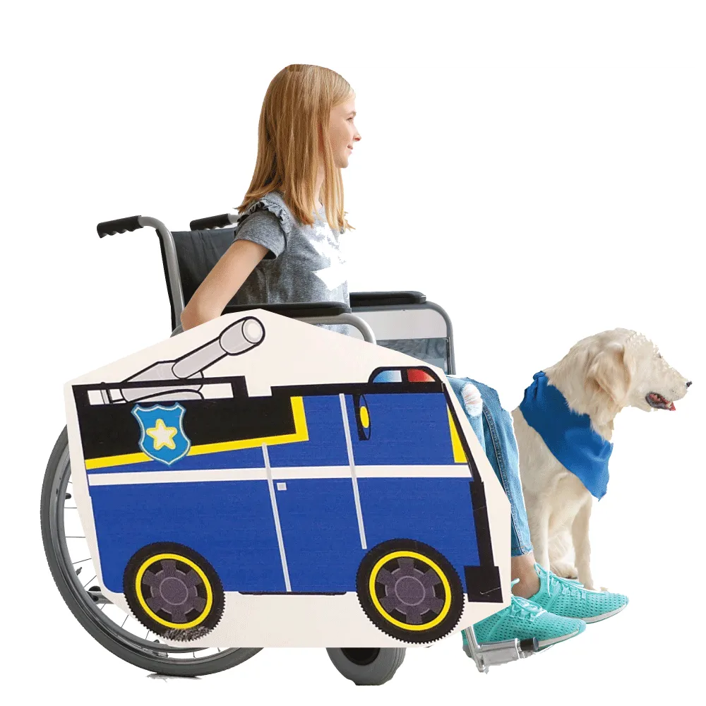 Paw Patrol Lookalike Wheelchair Costume Child's