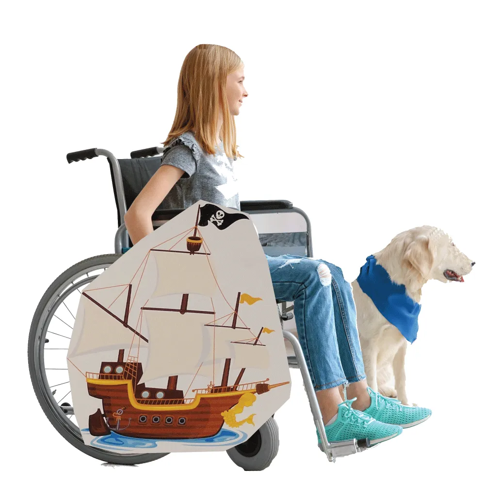 Pirate Ship Mermaid Wheelchair Costume Child's