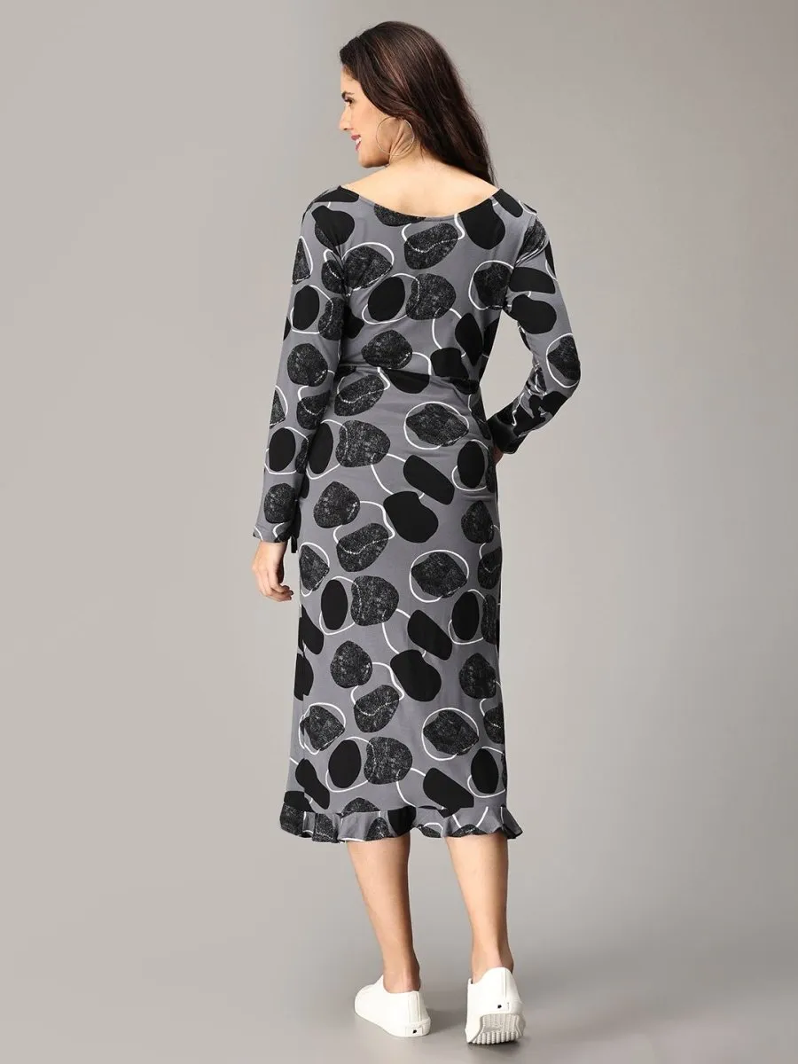 Pret-a-Potion Wrap Maternity and Nursing Dress